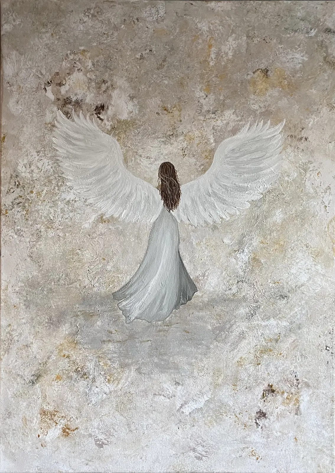 Akrylmålning Angel av Anneli Bendius