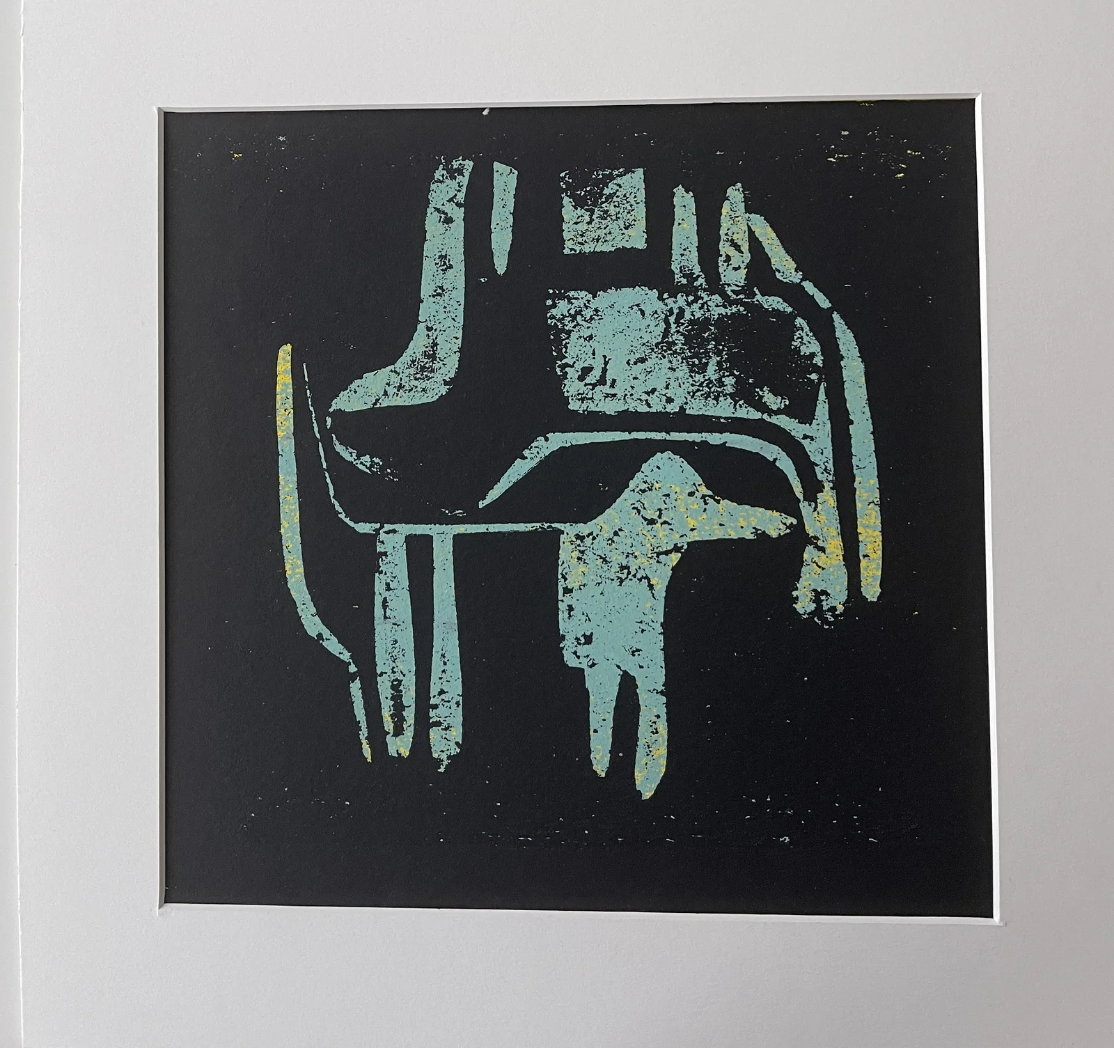 Hundliv med vit, syrafri passepartout av Ewa Öhlund