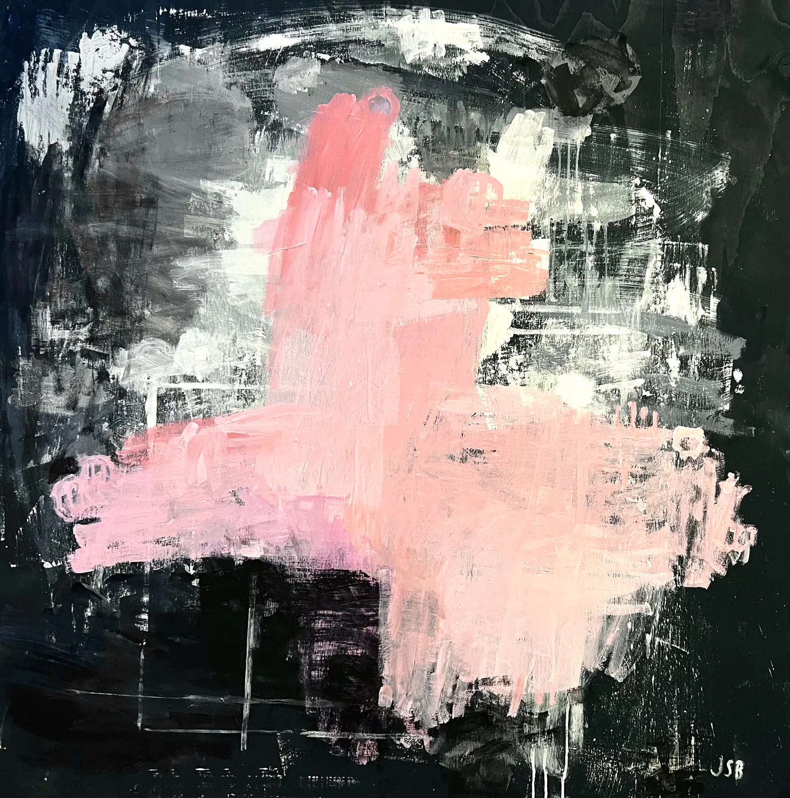 Akrylmålning Night dreamer av Jenny Svenberg