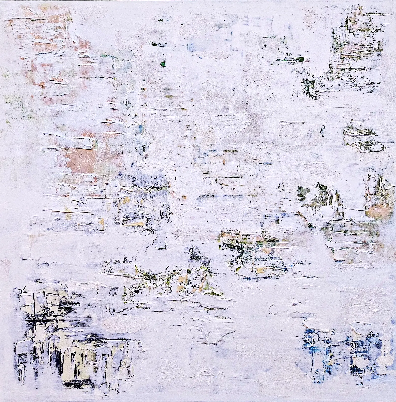 Akrylmålning 108 Fragments In The Fog av Carolina Kotlinska