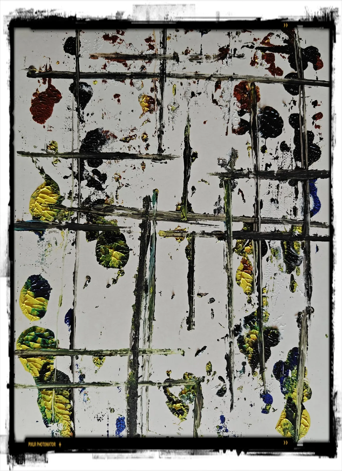 Akrylmålning Kladdkaka av Ulf Lager