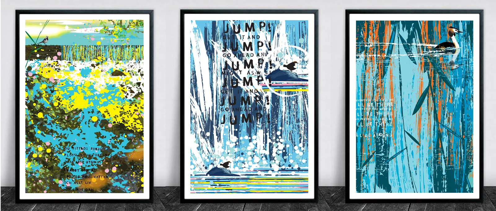 Fåglars avtryck av Ola Carlberg