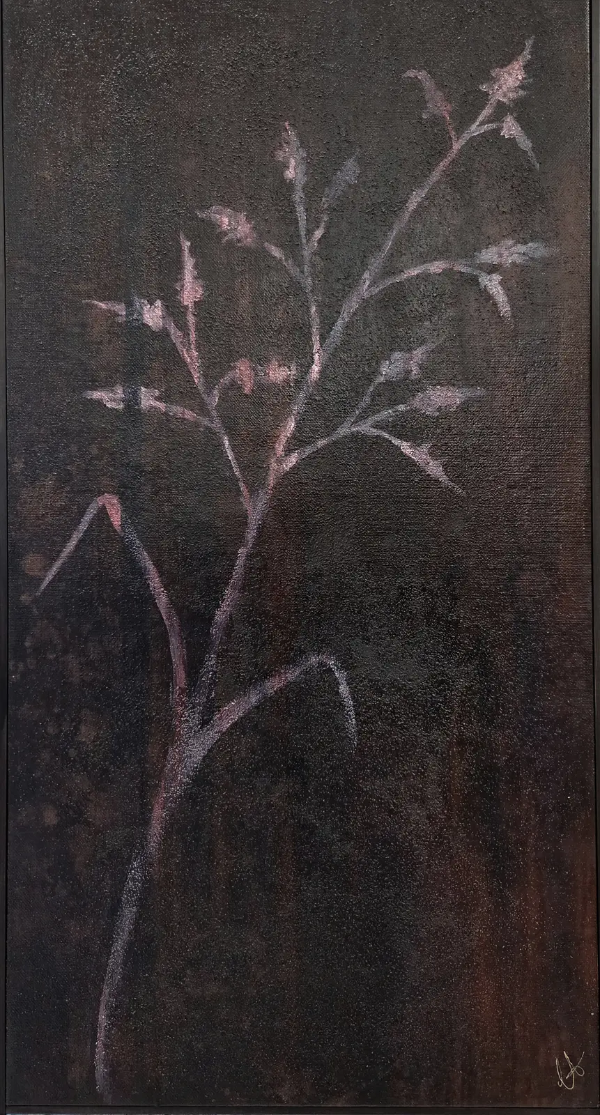 Akrylmålning Ax av Carina Andersson