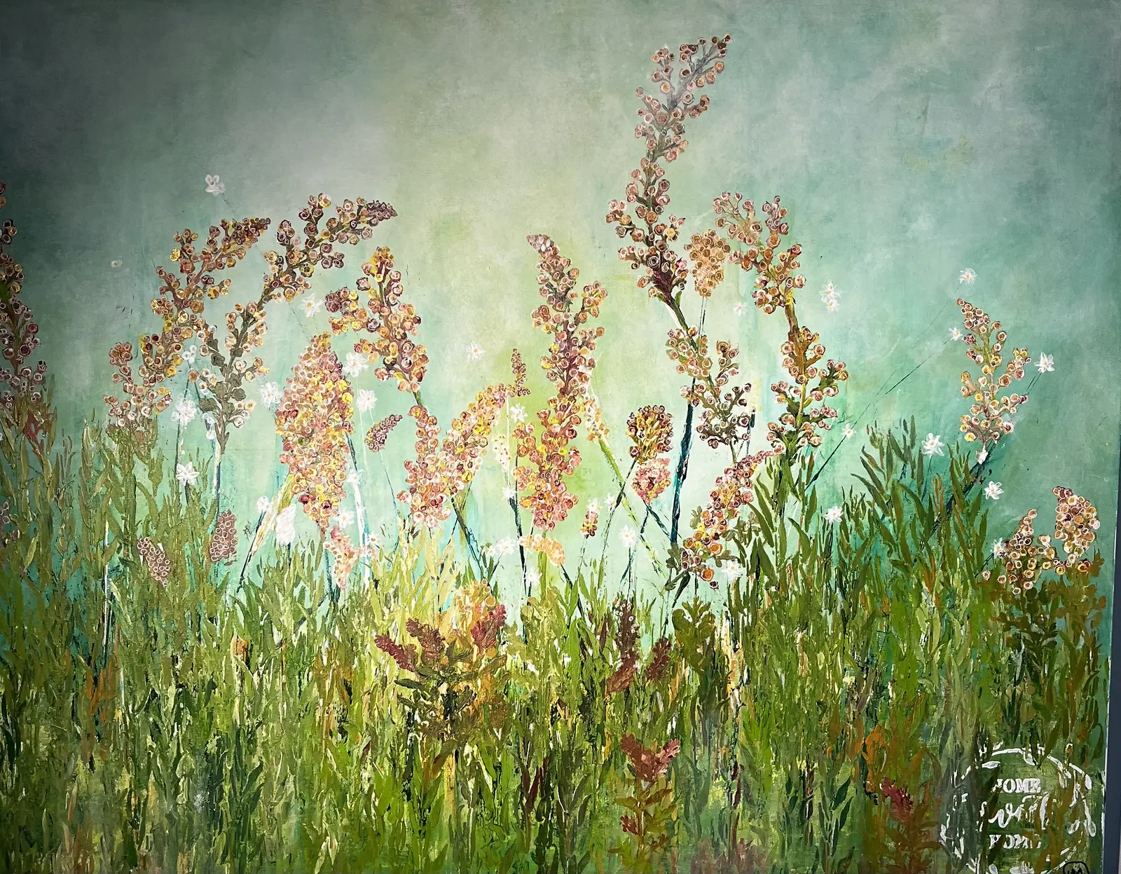 Akrylmålning Ljuva sommar av Marie Duclos