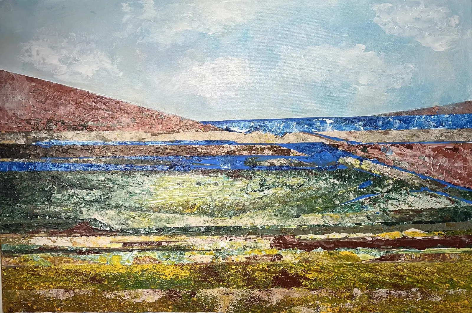 Akrylmålning Nyanser av Marie Duclos