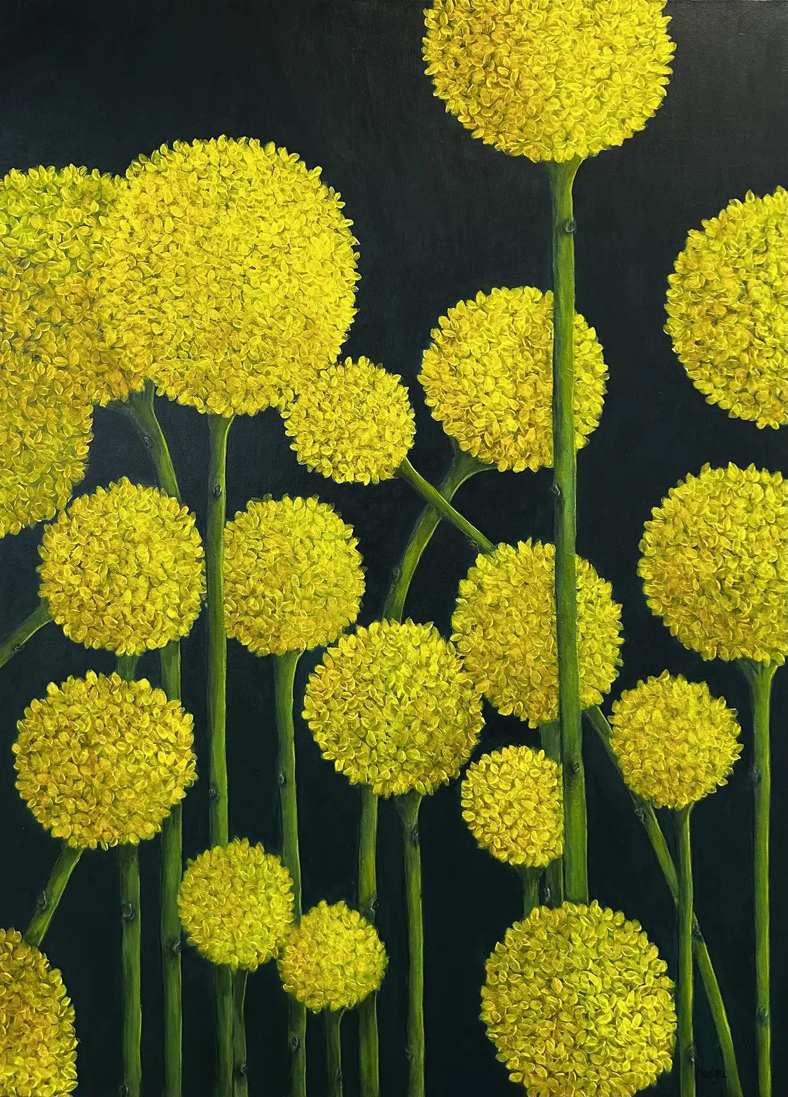 Akrylmålning Stillhet av Madeleine Gunnarsson