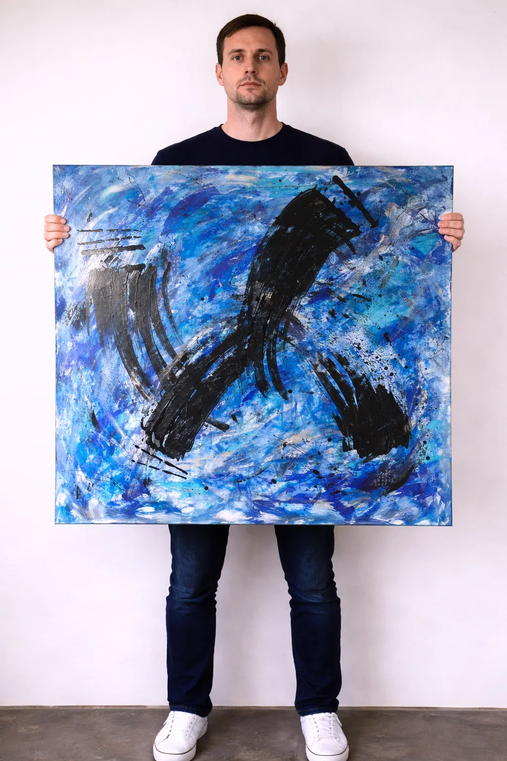 Akrylmålning Water3 av Alex Colard