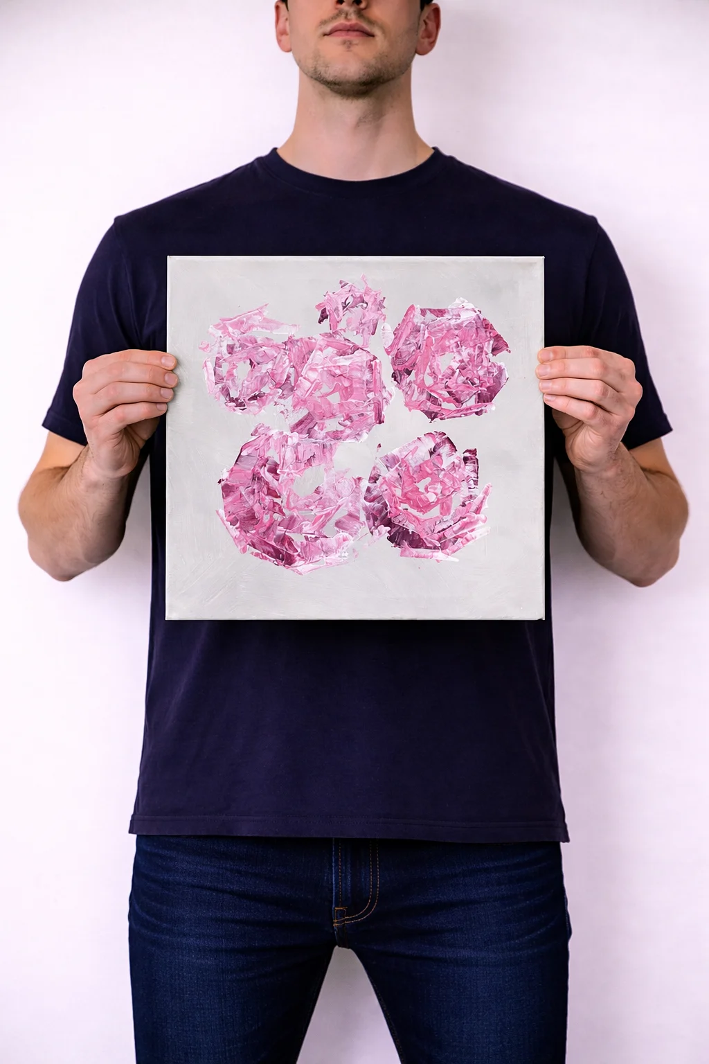 Akrylmålning Roses2 av Alex Colard