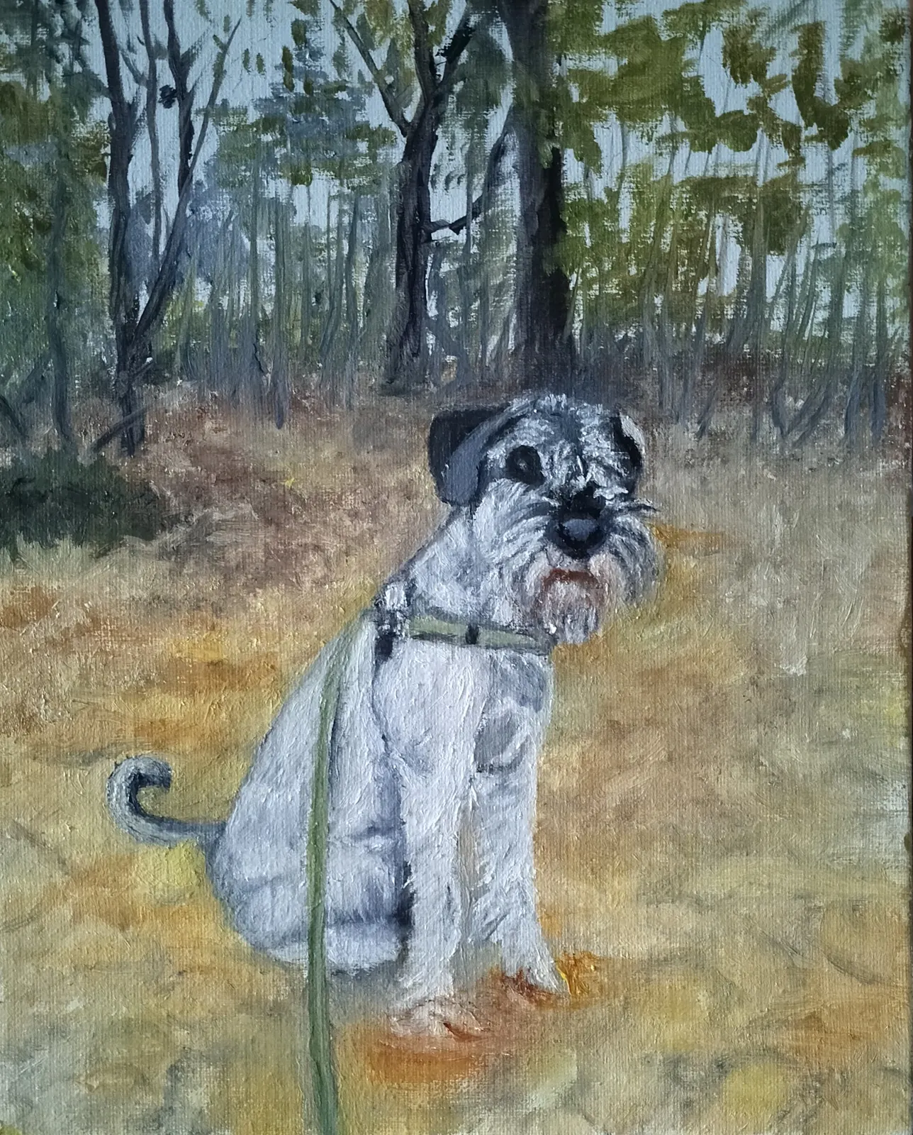 Oljemålning Samson av Kajsa Stamenkovic