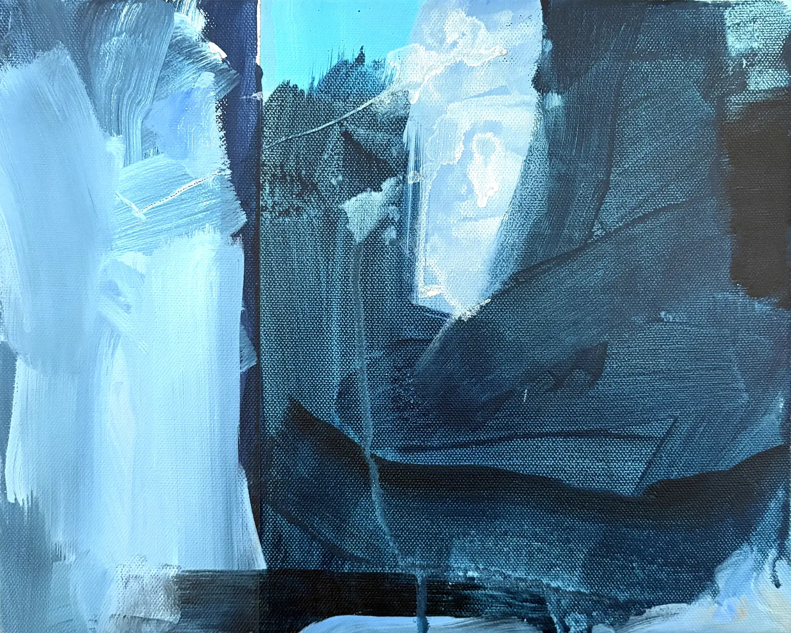 Akrylmålning Quiet movement av Joakim Bernhardsson