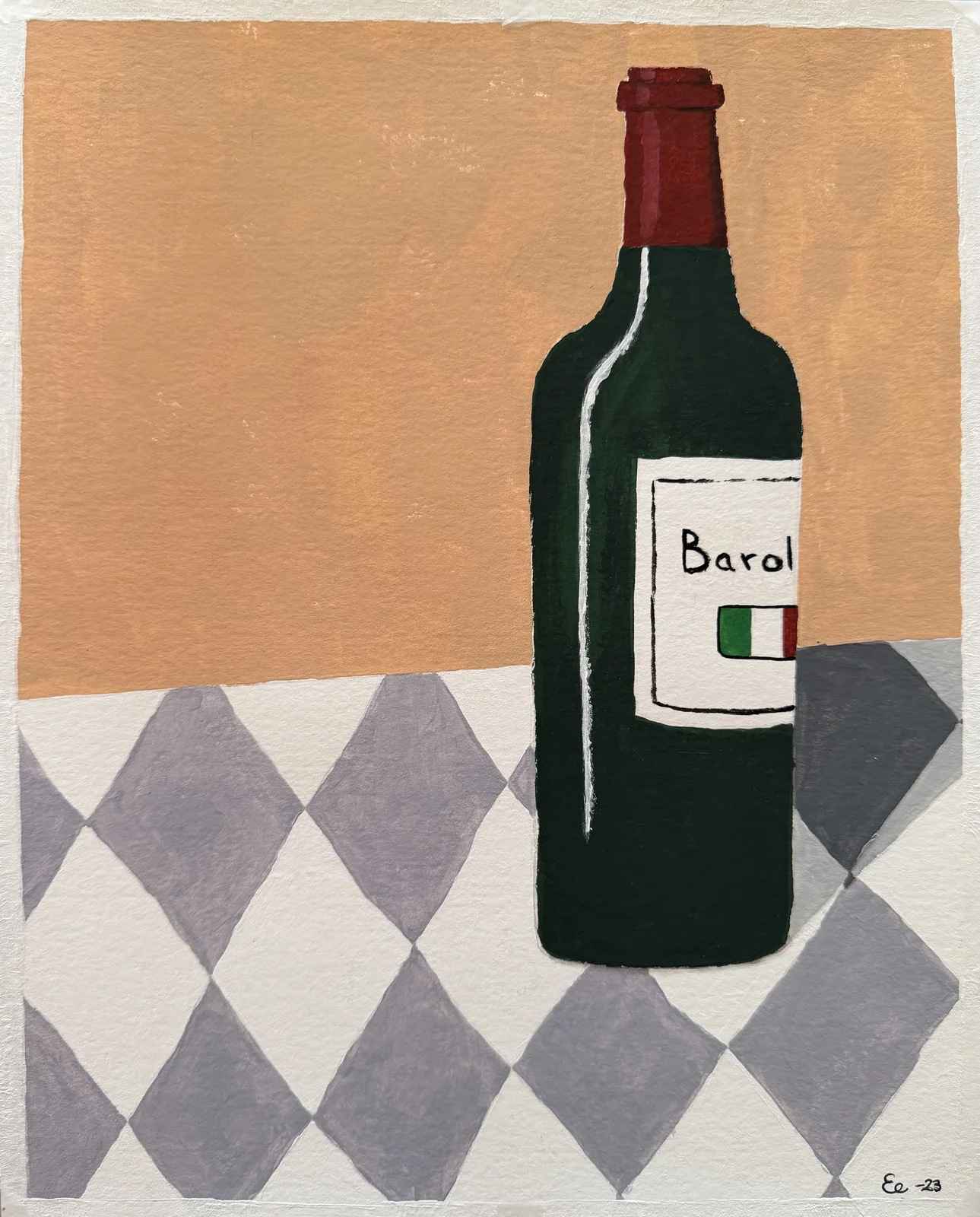 Akrylmålning Barolo, Barolo, Barolo av Eric Ericson