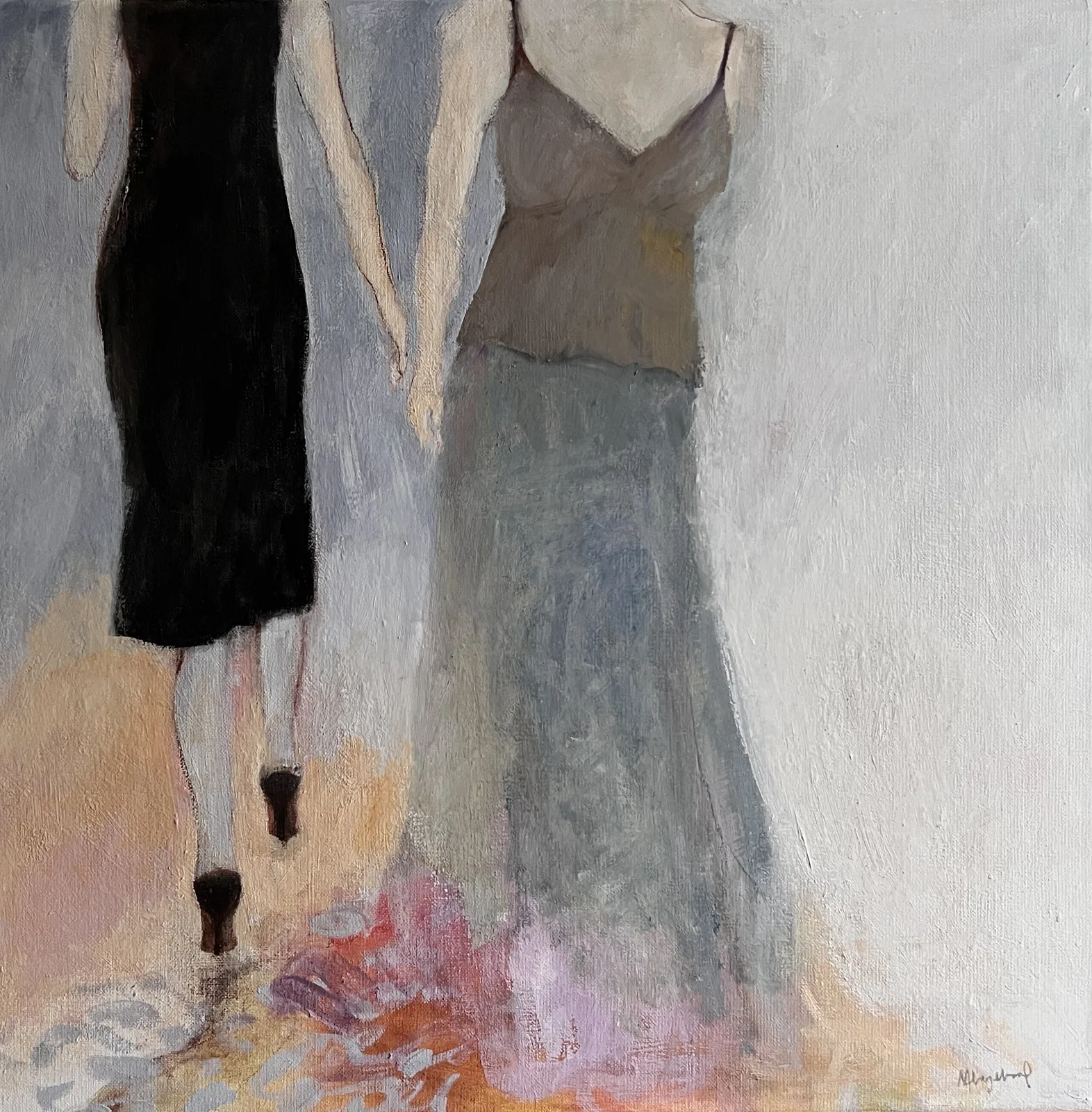 Oljemålning Distans av Monica Hagebrand