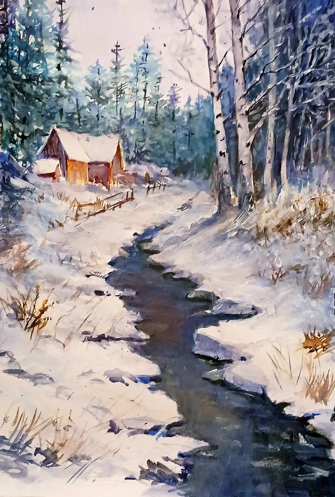 Akvarell av Dimitri Zukov