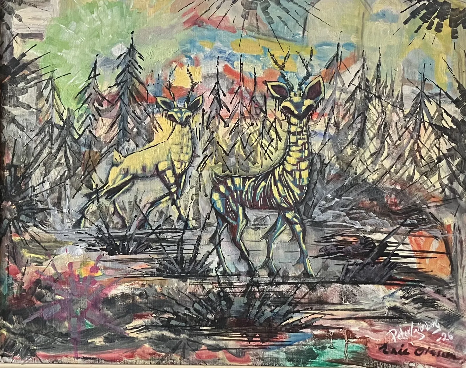 Hjortdjur av Peter Grönberg