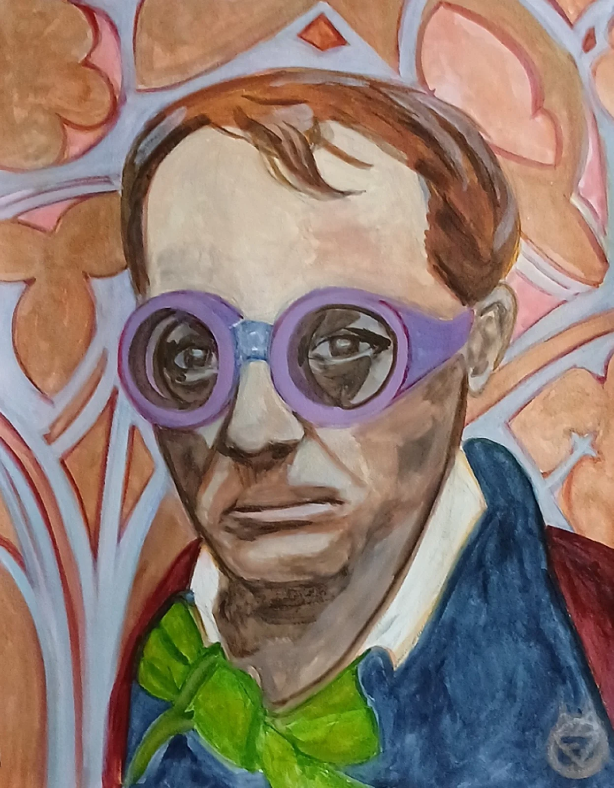 83 ) Charles Baudelaire in Steam Funk Googles av Victor Finnigan