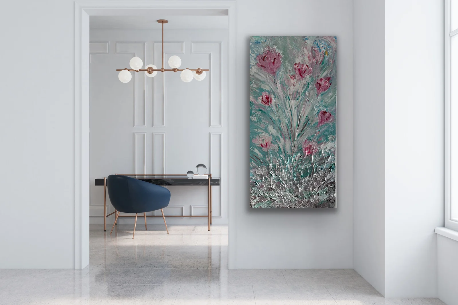 Akrylmålning Sommar av Johanna Odder