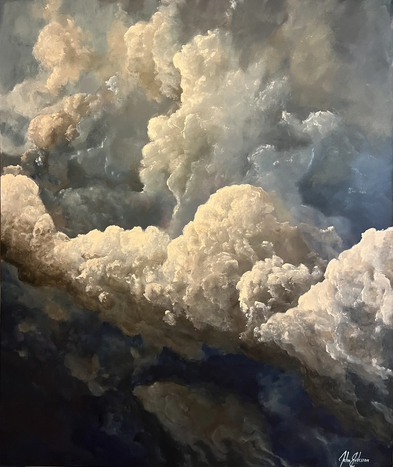 Akrylmålning Deep av John Eriksson