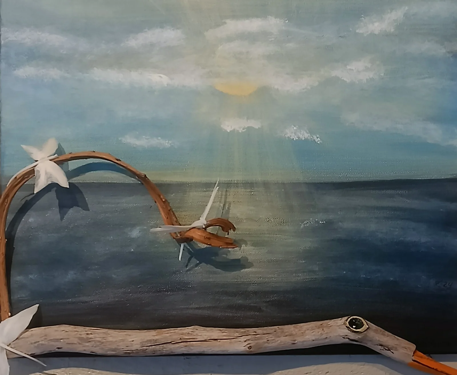 Akrylmålning av Ritva Tillberg