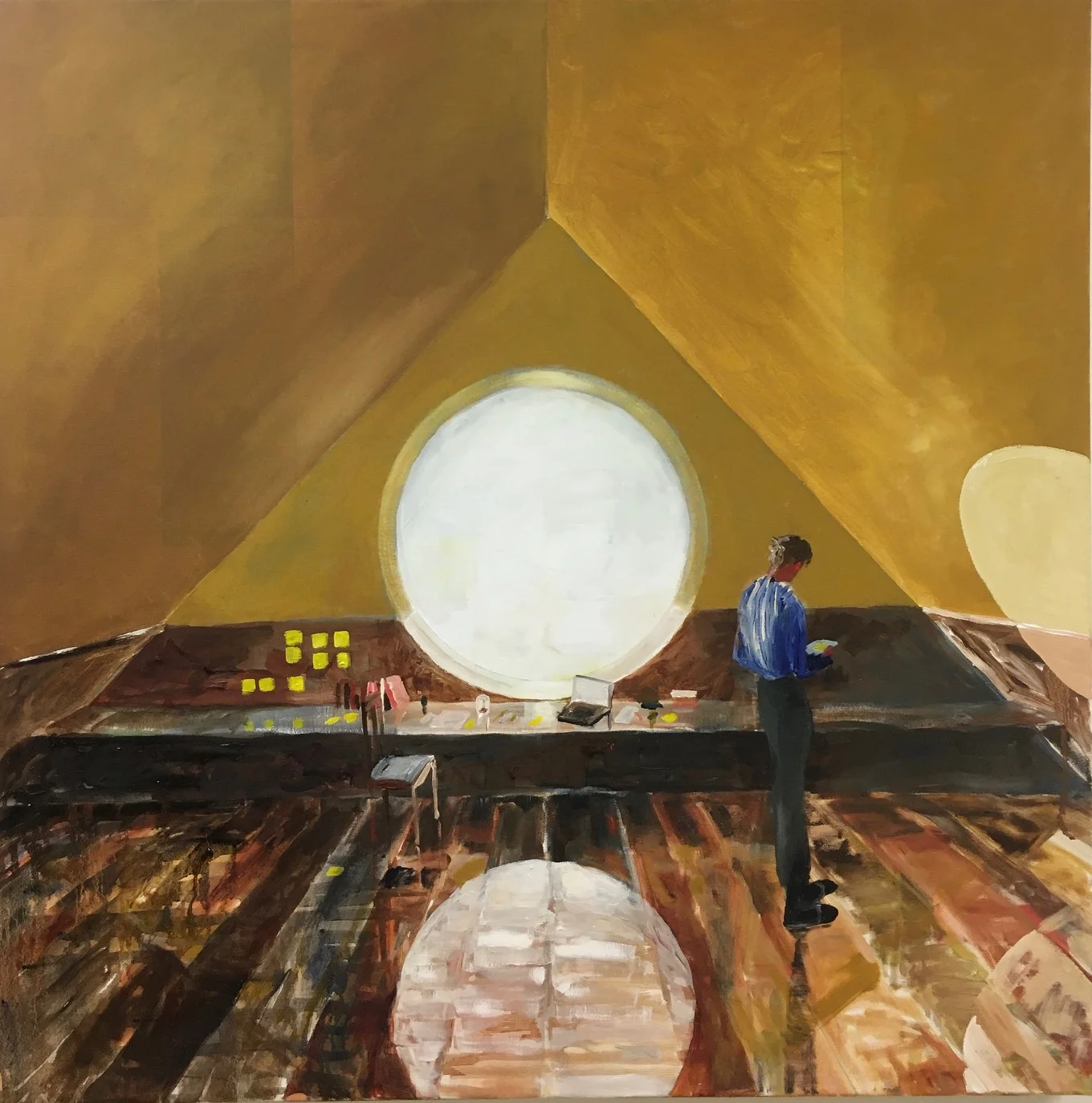 Oljemålning Författaren av Josefin Gustafsson