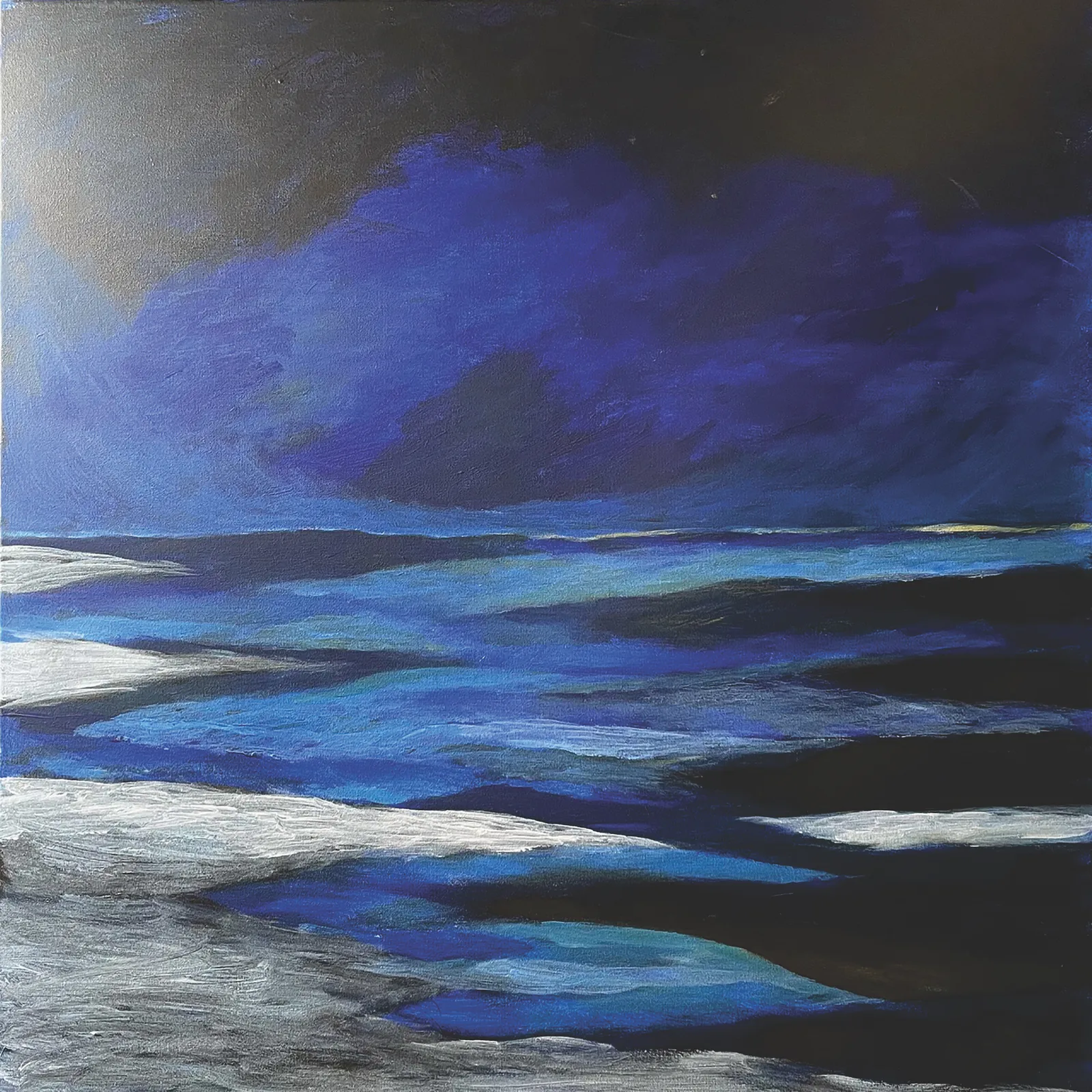 Akrylmålning Natthav av Mia-Maria Hedberg