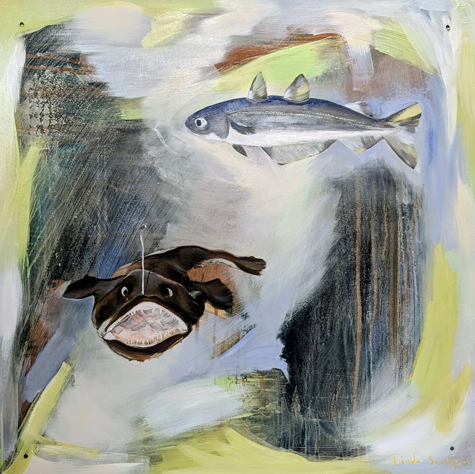 Färghav XII av Linda Sandgren