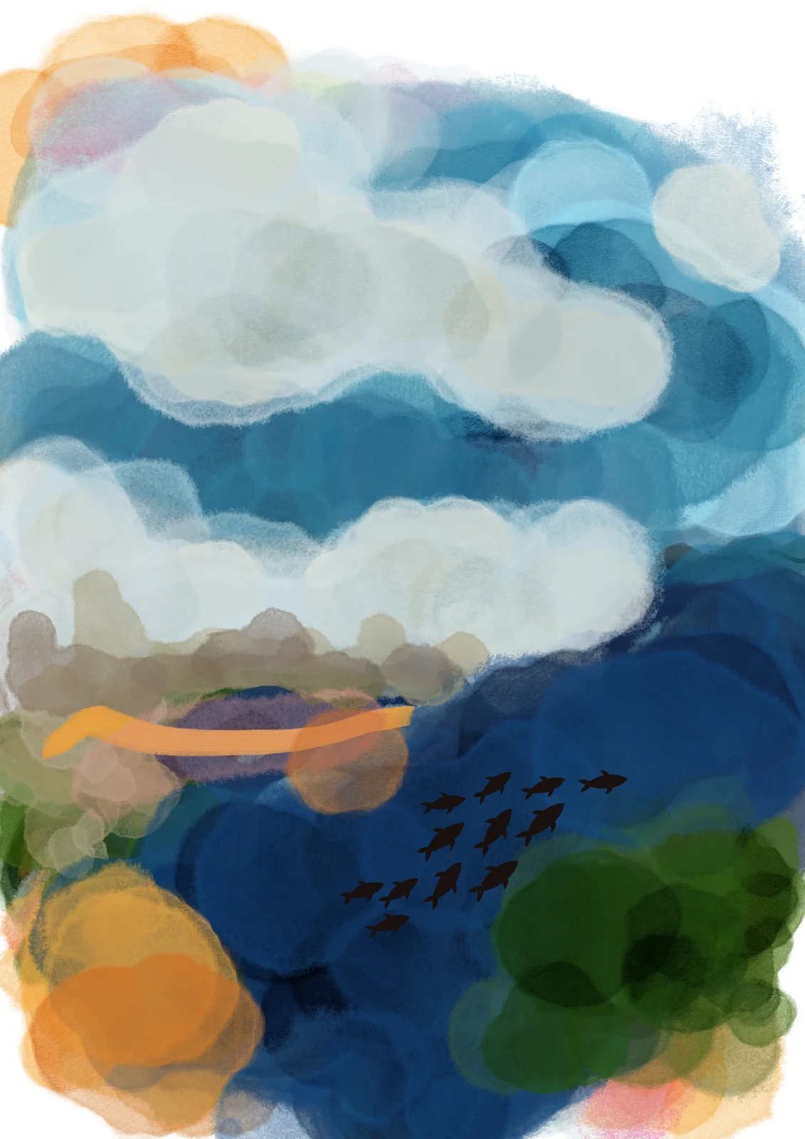 The sea av Frida Wrede