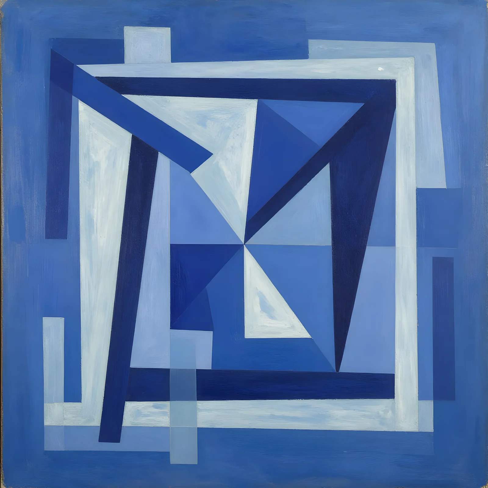 Blue Kubism av Harri Ylikomi