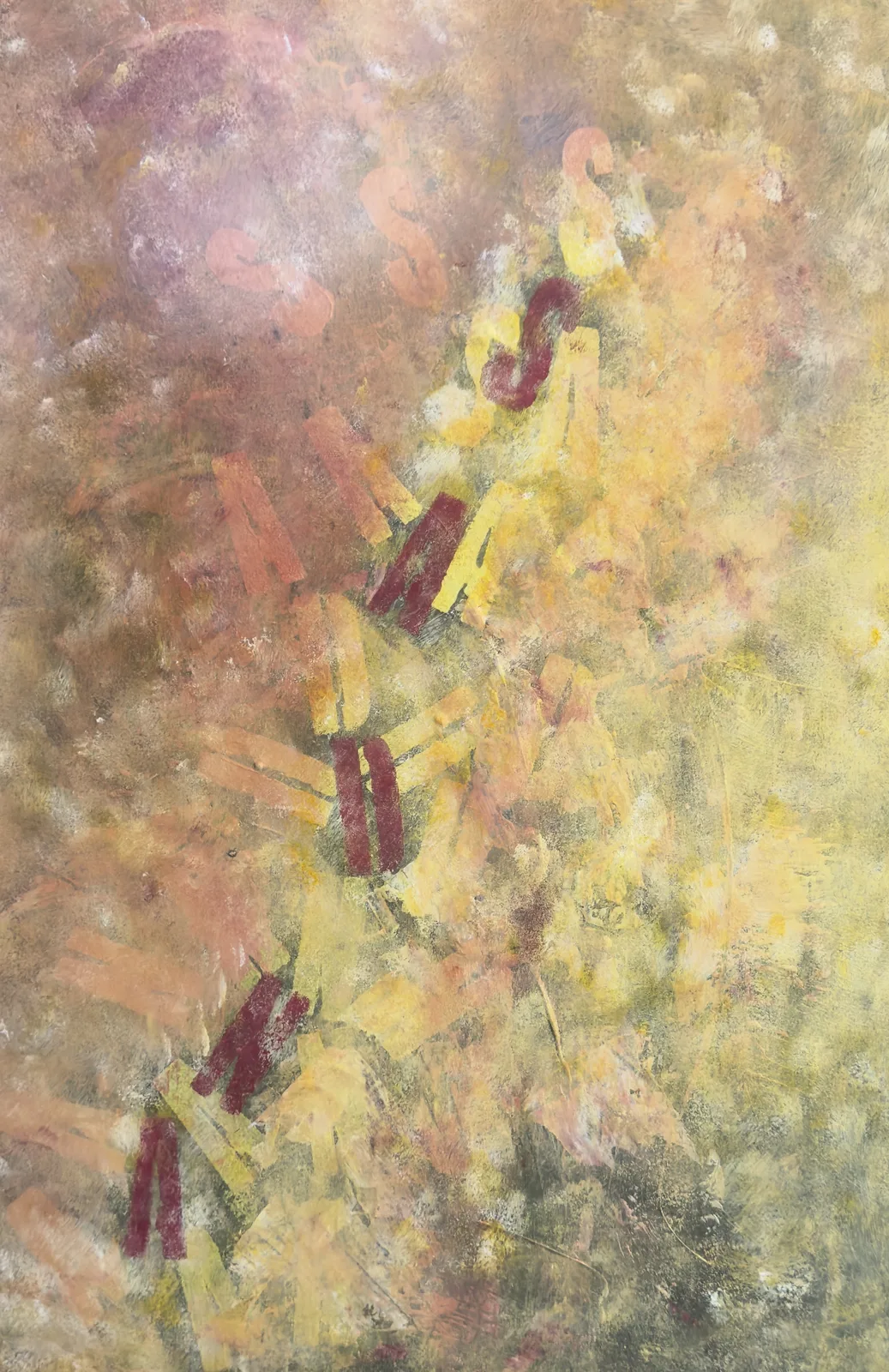 Akrylmålning Andas av CARINA GLANTZBERG