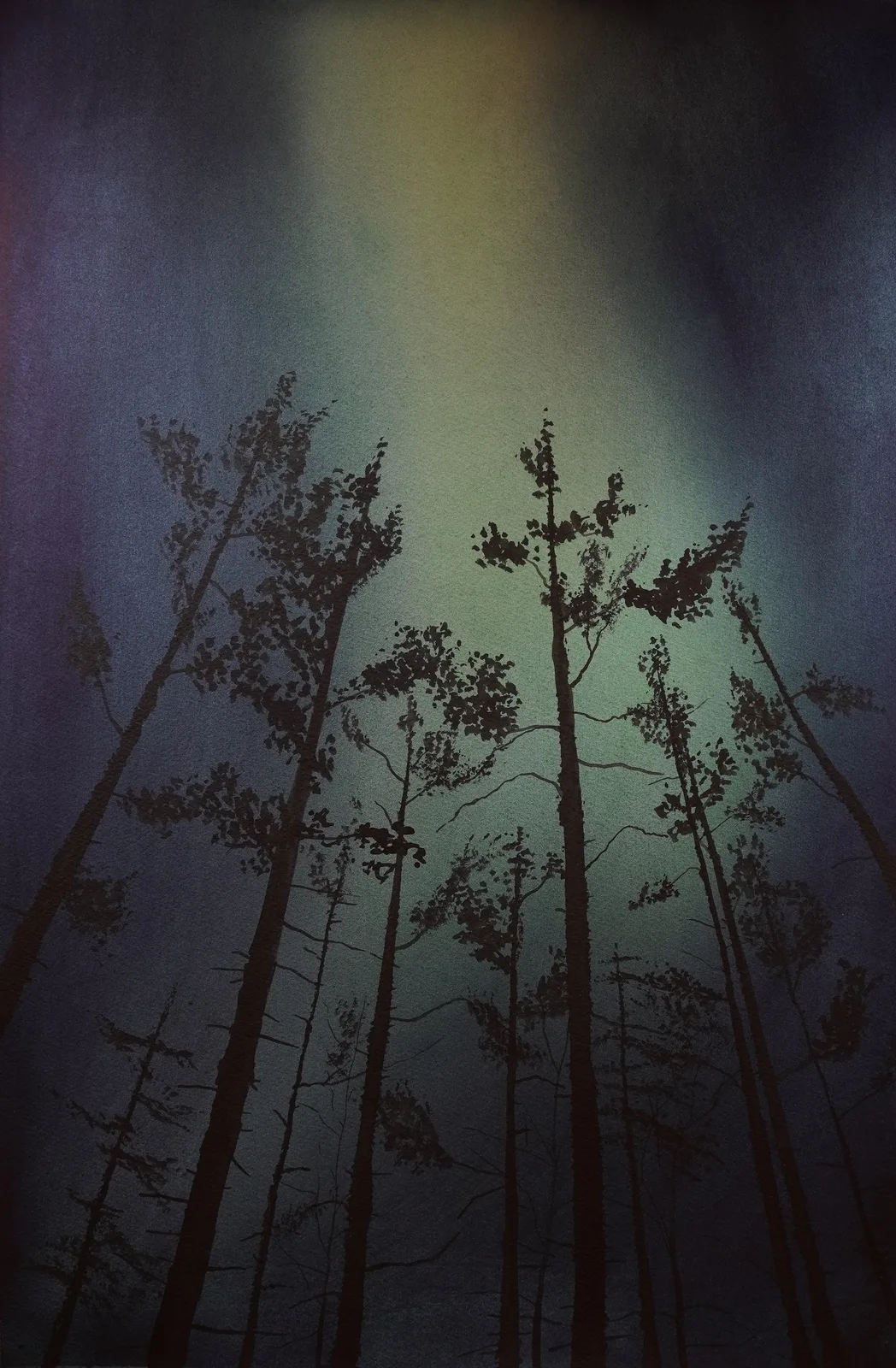 Akvarell Aurora I av Leif Stavgren