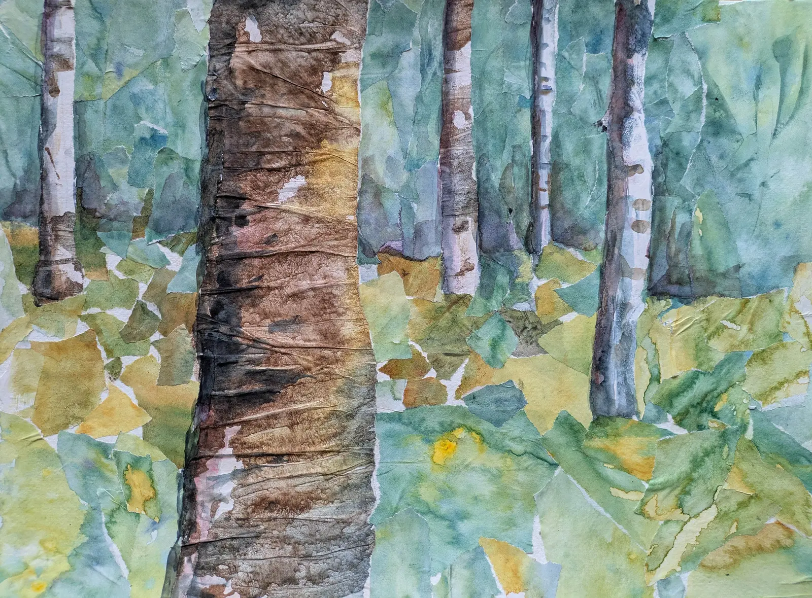 Akvarell Träd av Ingrid Astbo