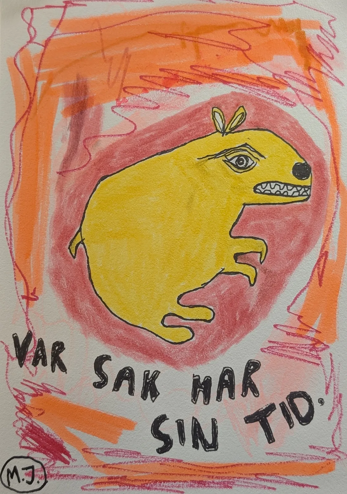 Var sak har sin tid. av Mikael Jonsson