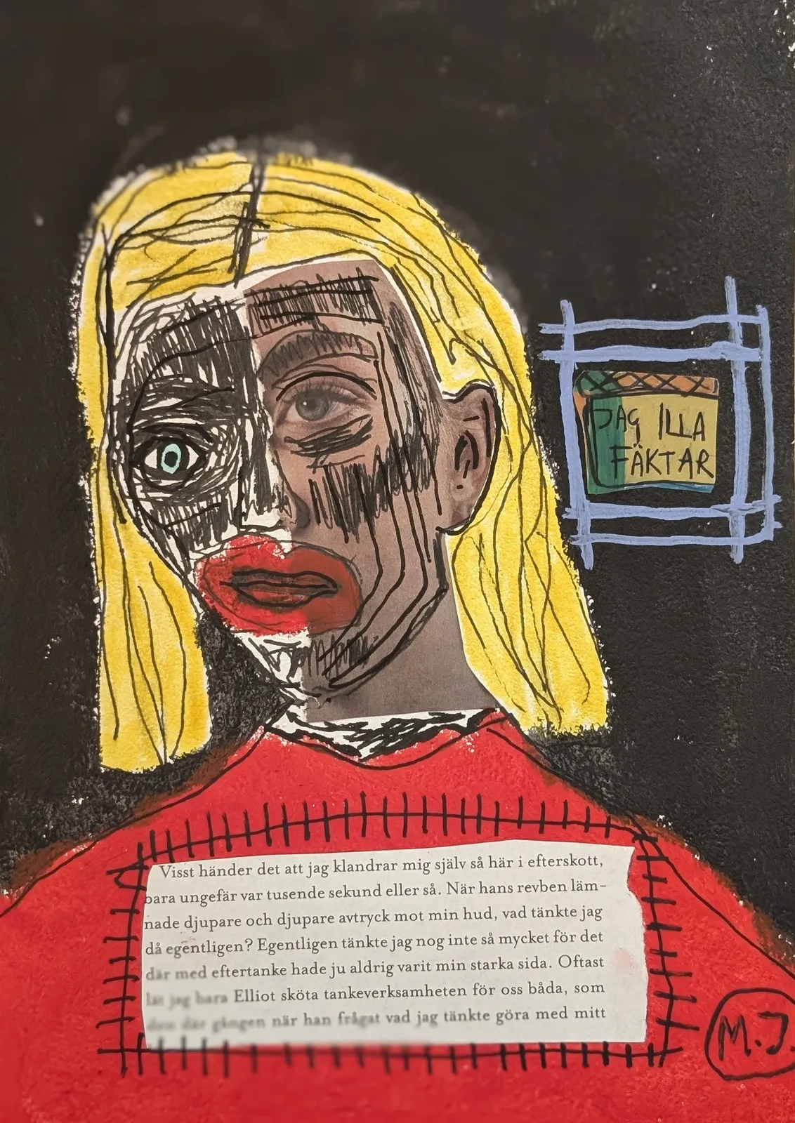 Elton på balkongen av Mikael Jonsson