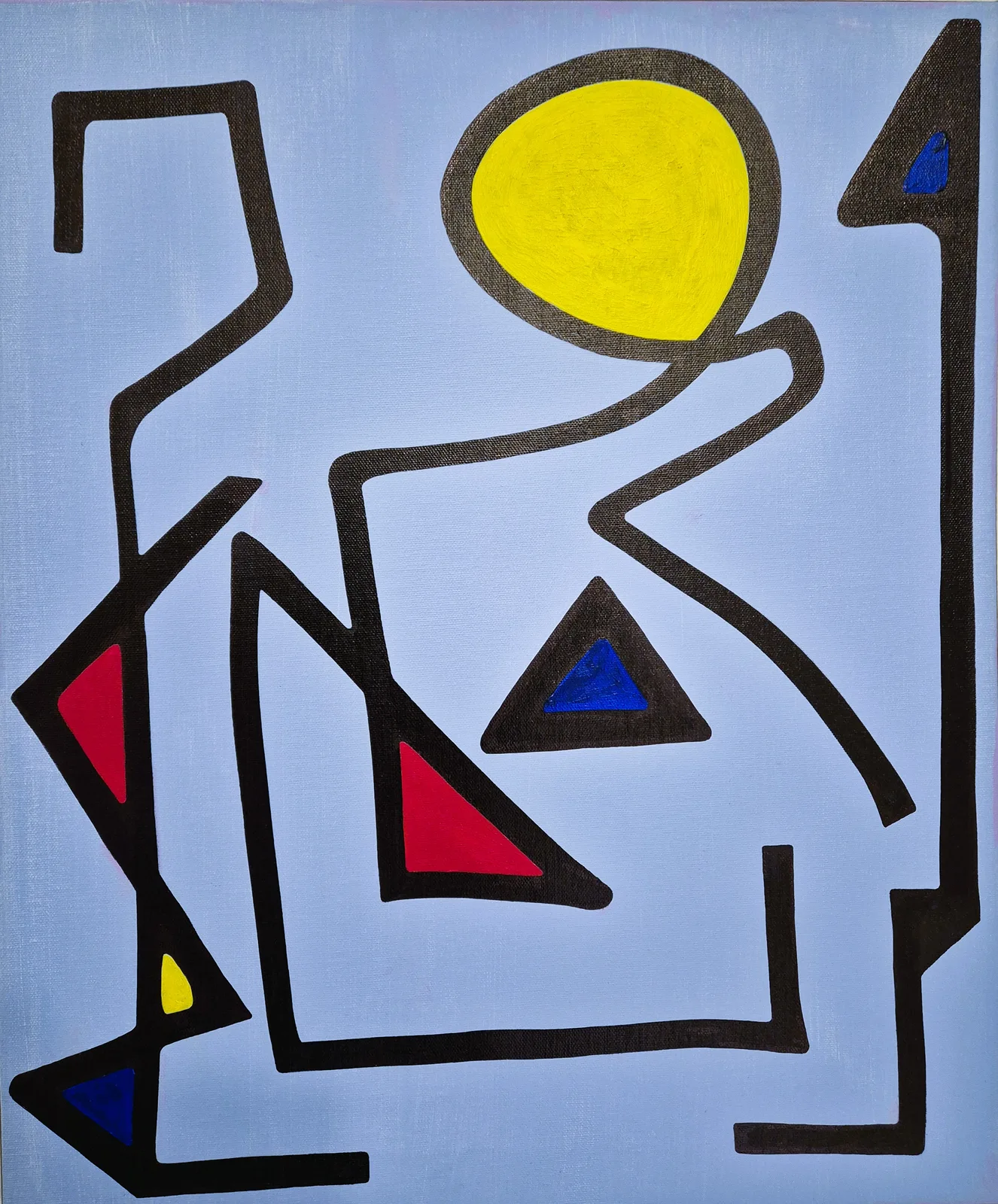 Akrylmålning Impuls av Tommy Vähä-Rainio