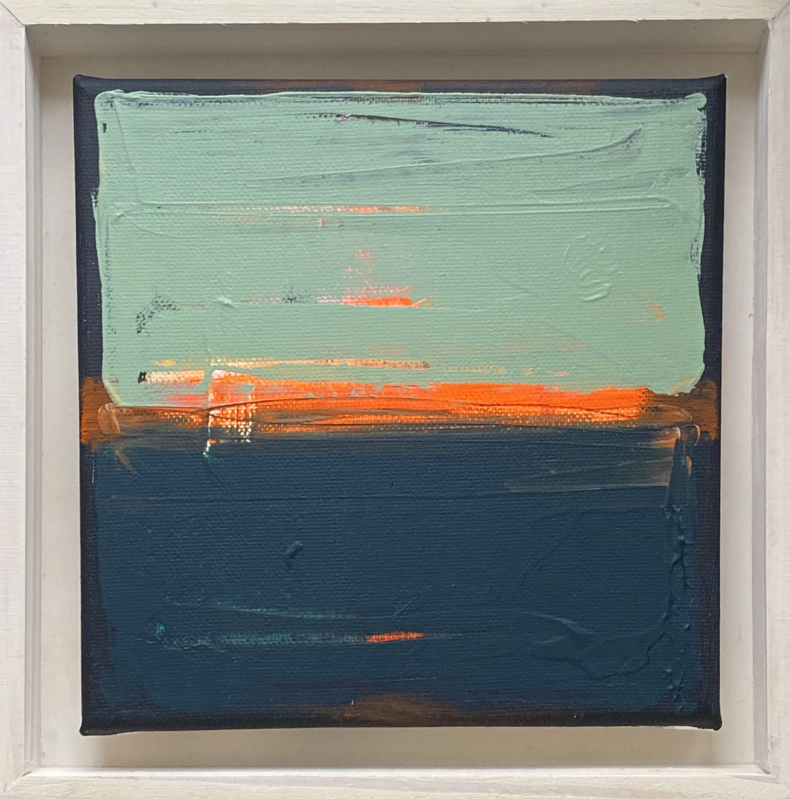 Akrylmålning Bruce åker och himmel av Linnea Larsson