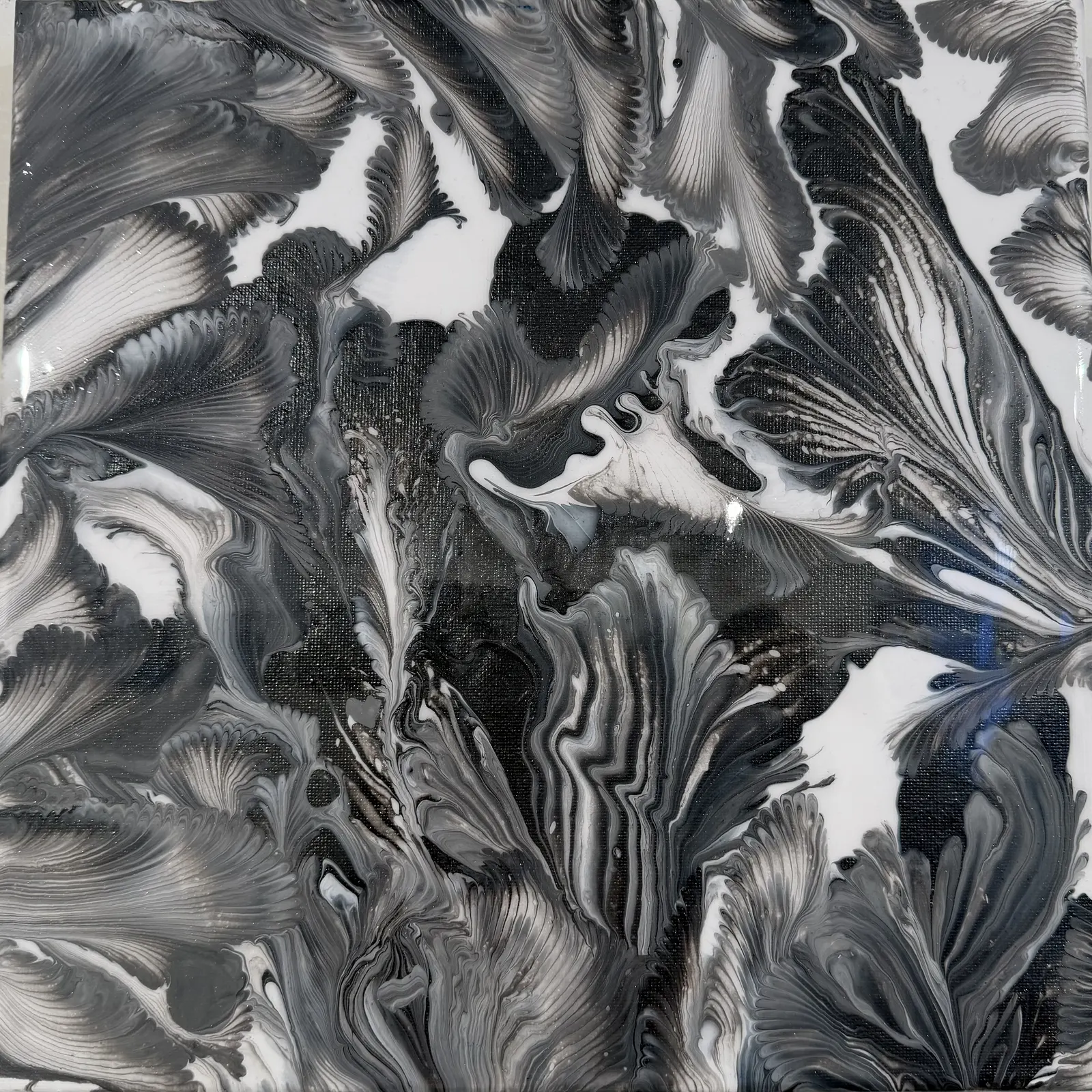 Akrylmålning av Therese Börjes