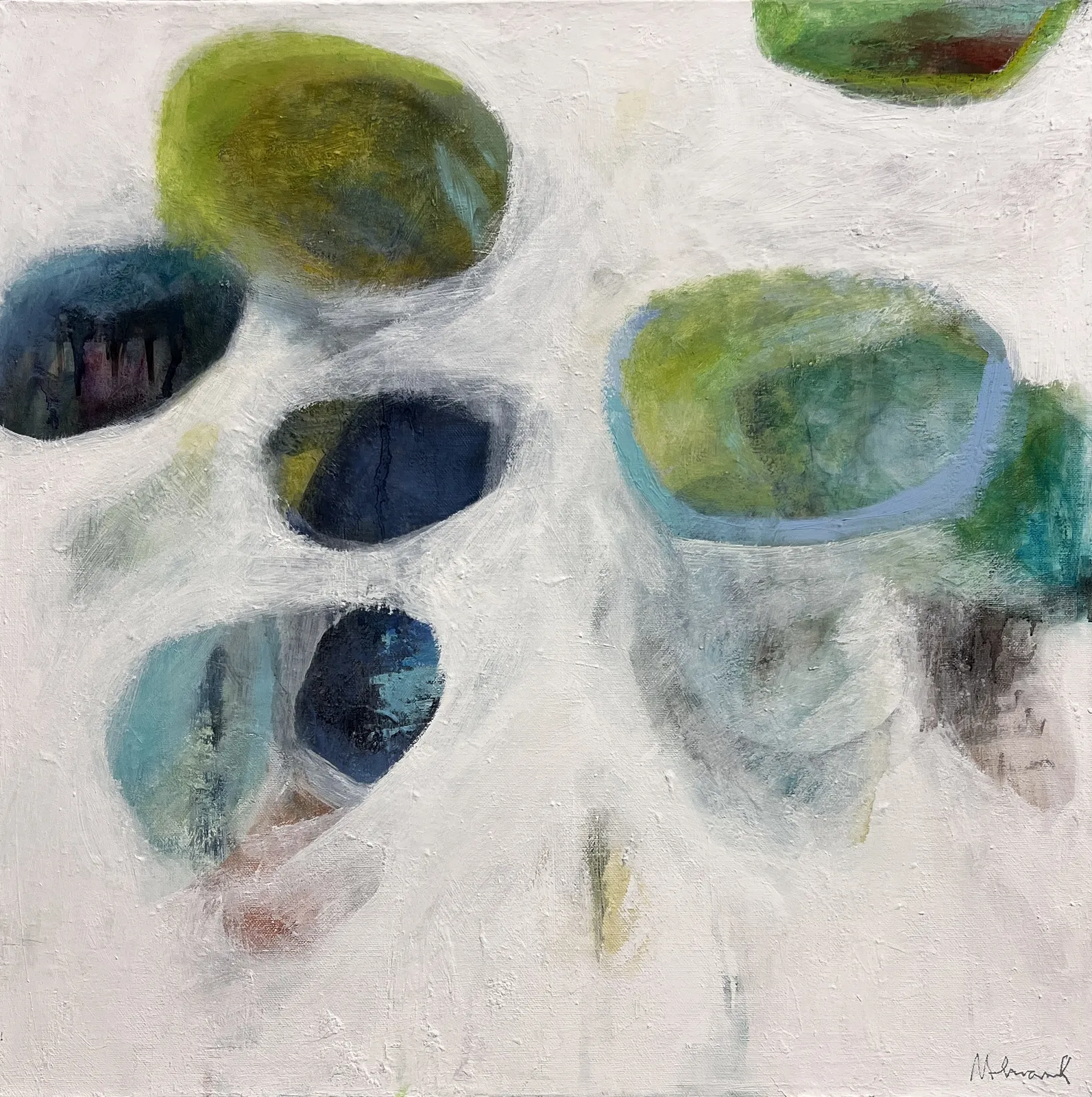 Oljemålning Leaving av Monica Hagebrand