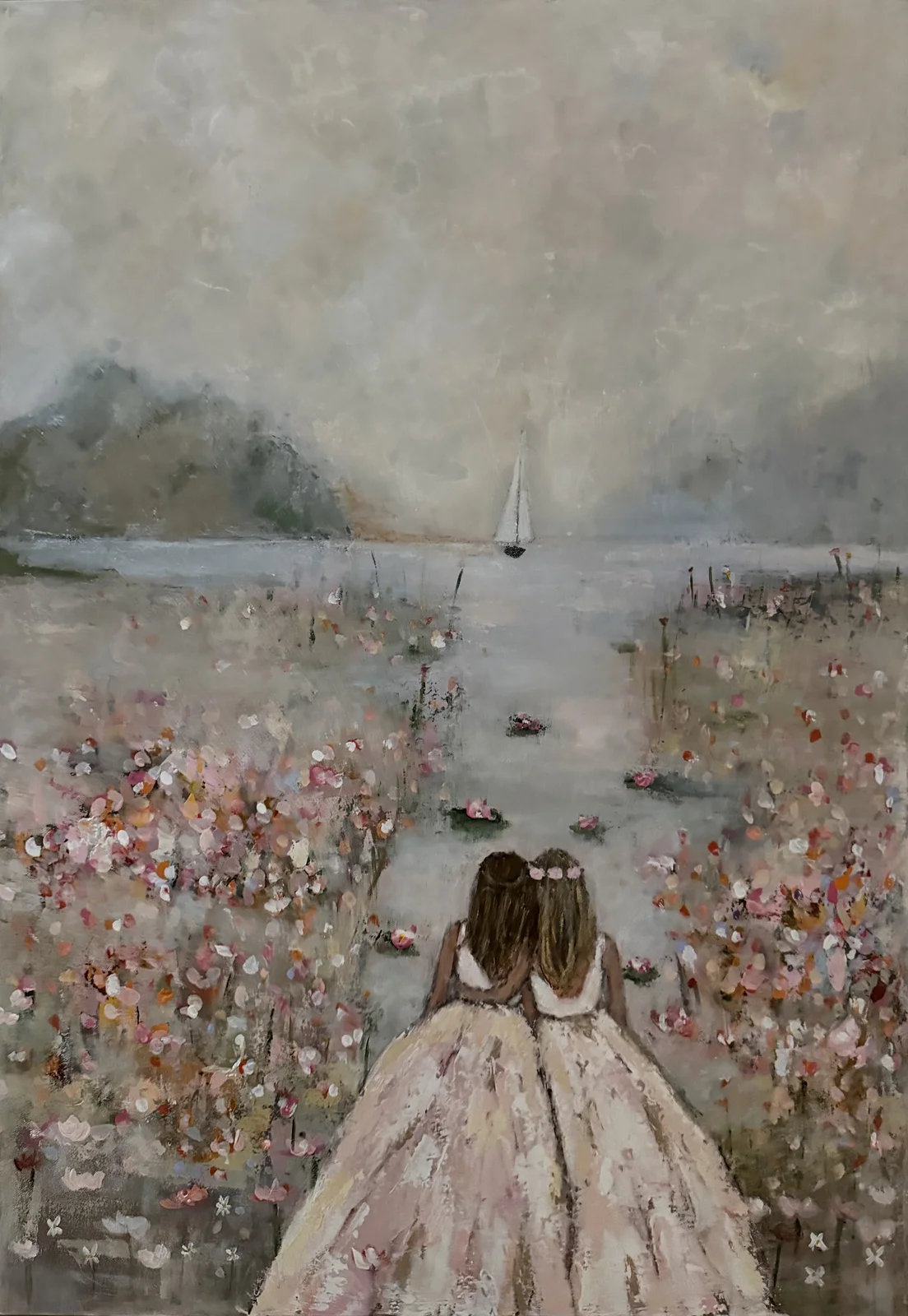 Akrylmålning Destination av Madeleine Santiago Elofsson