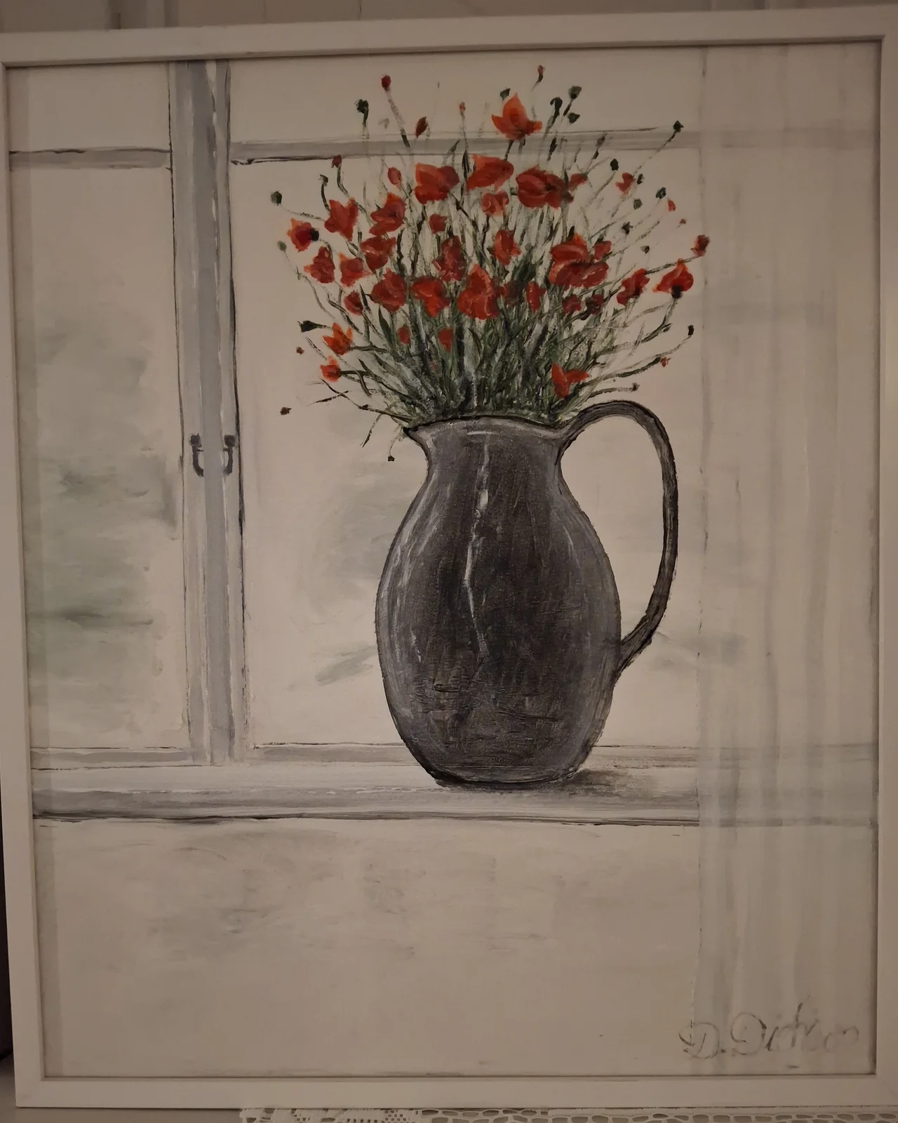 Oljemålning Sommarvy av Dan Dietrichson