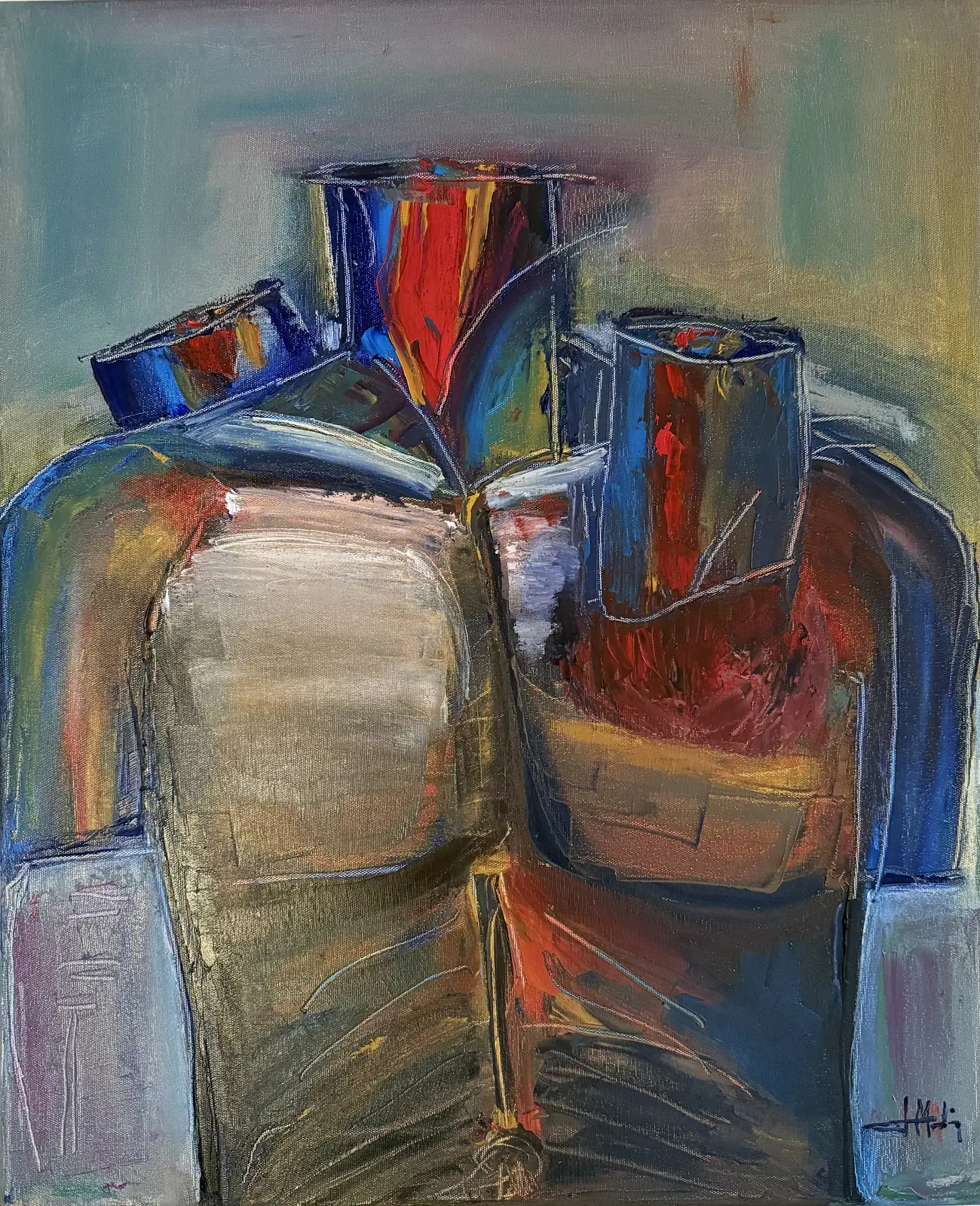 Oljemålning Homen apaixonado (man in love) av Joao Medina