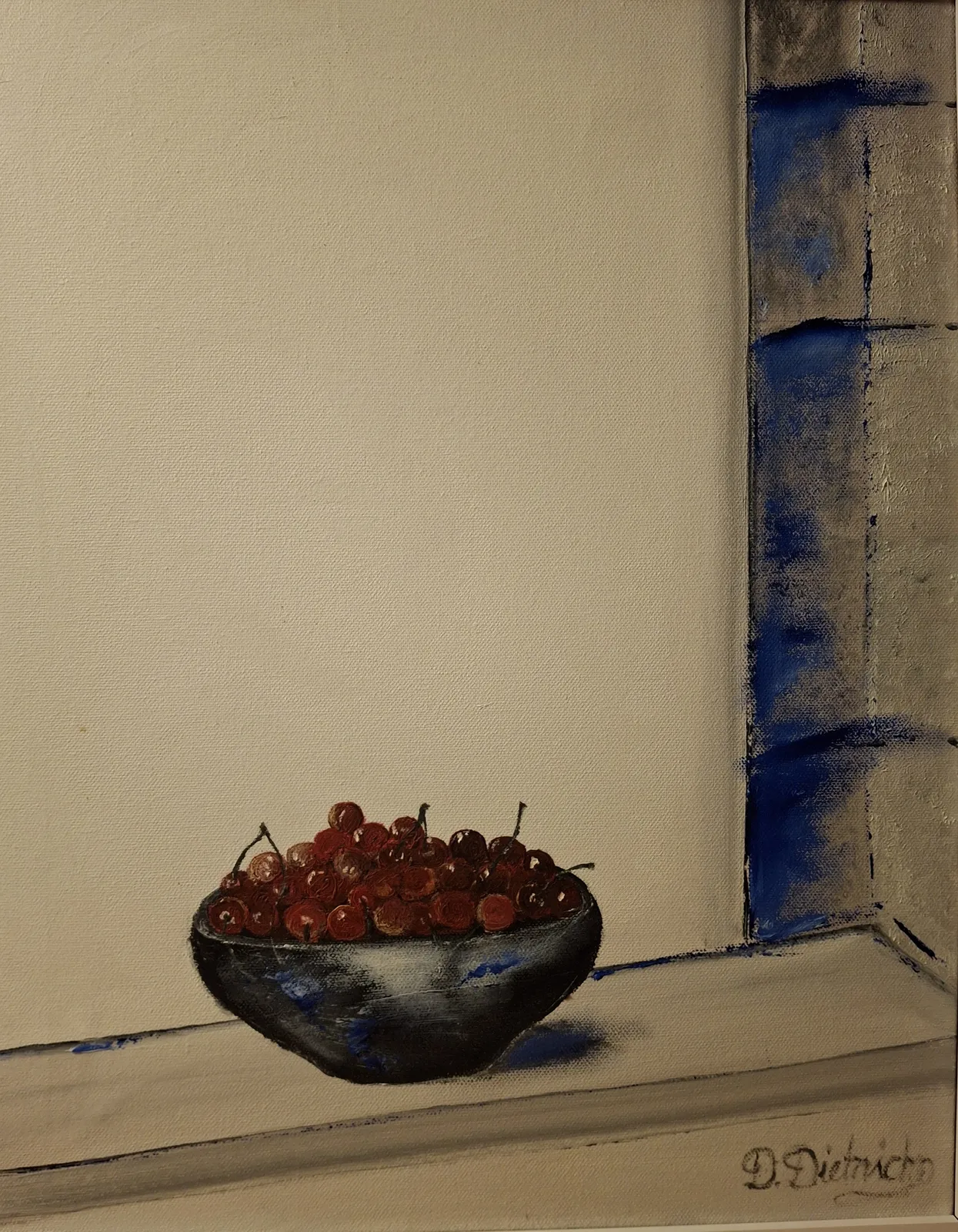 Oljemålning Körsbär av Dan Dietrichson