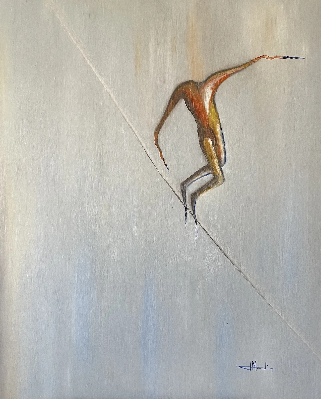 Oljemålning Circus av Joao Medina