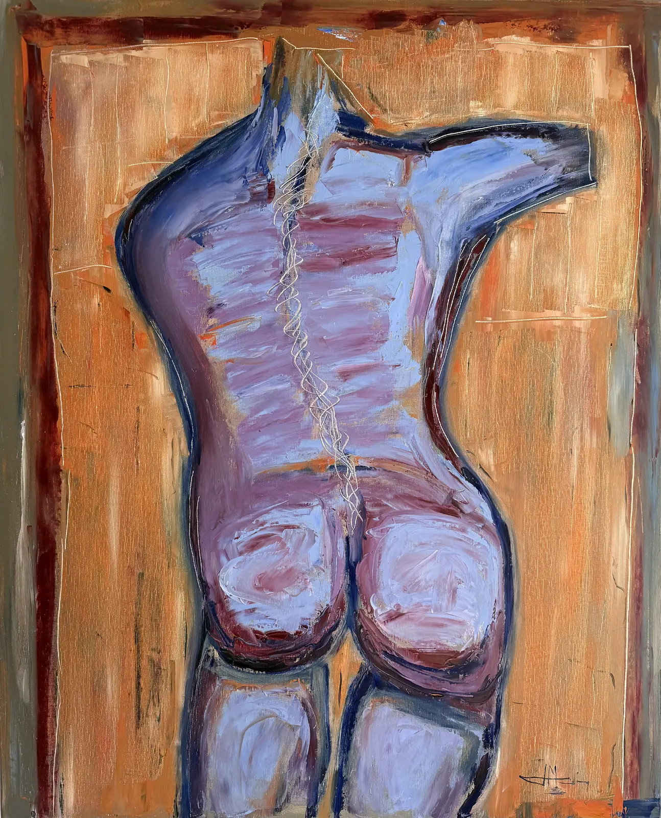 Oljemålning Bandido corazón av Joao Medina