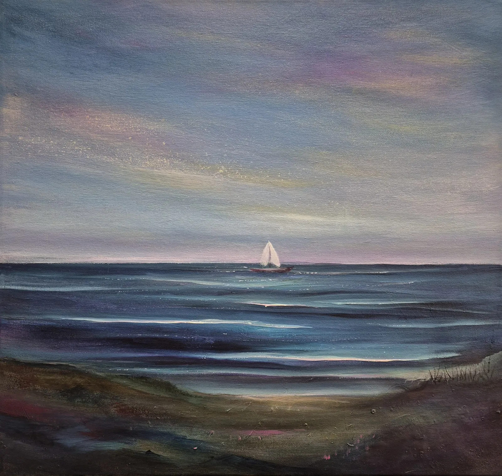 Akrylmålning Peace within av Annica Andersson