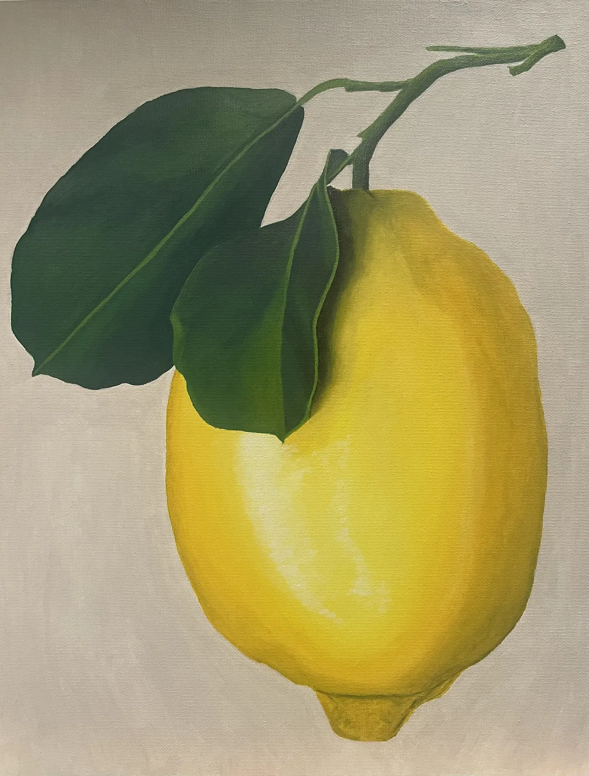 Akrylmålning When life gives you lemons av Petra Wilhsson