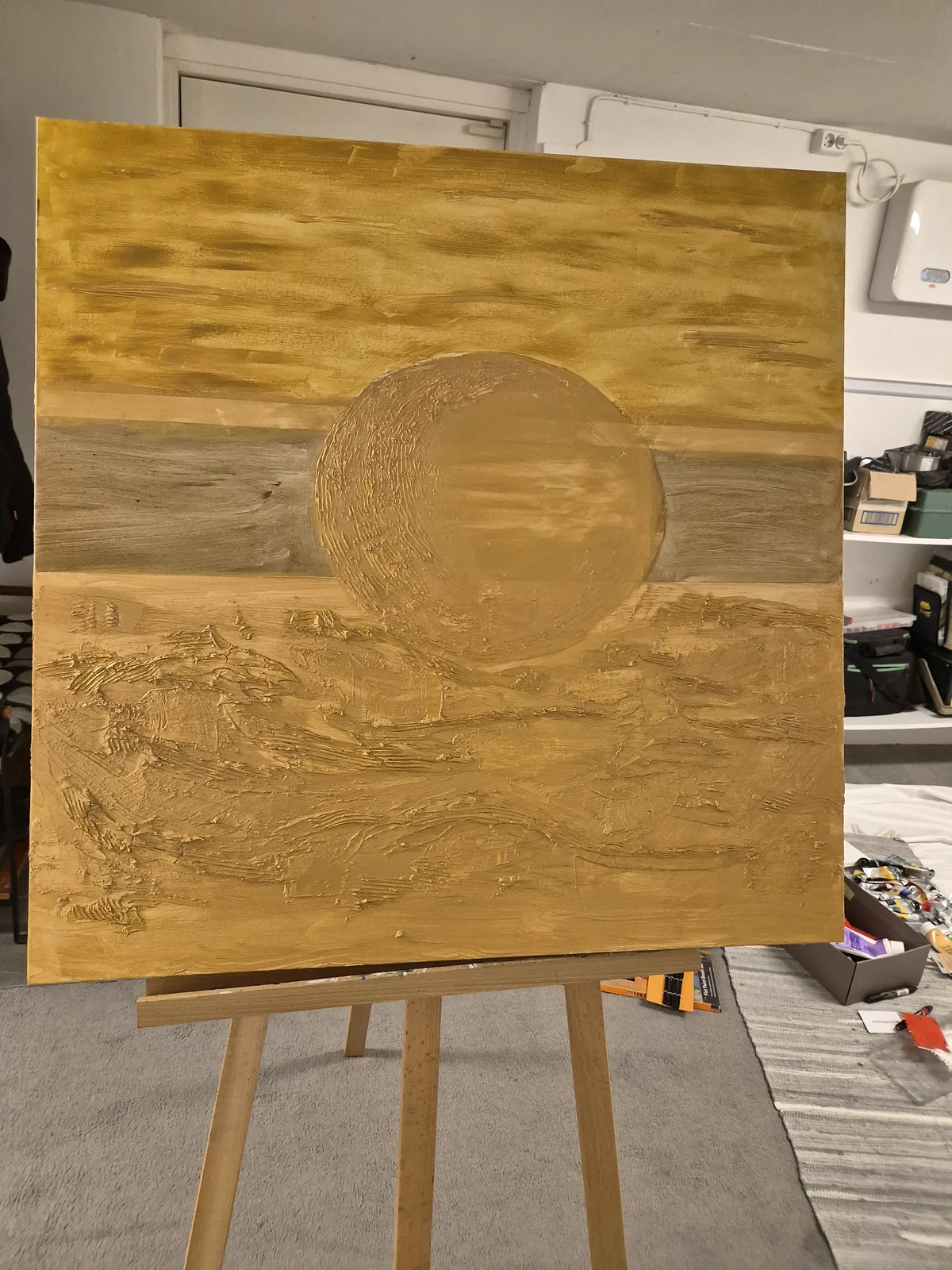 Akrylmålning Ljuset av Anette Bergström