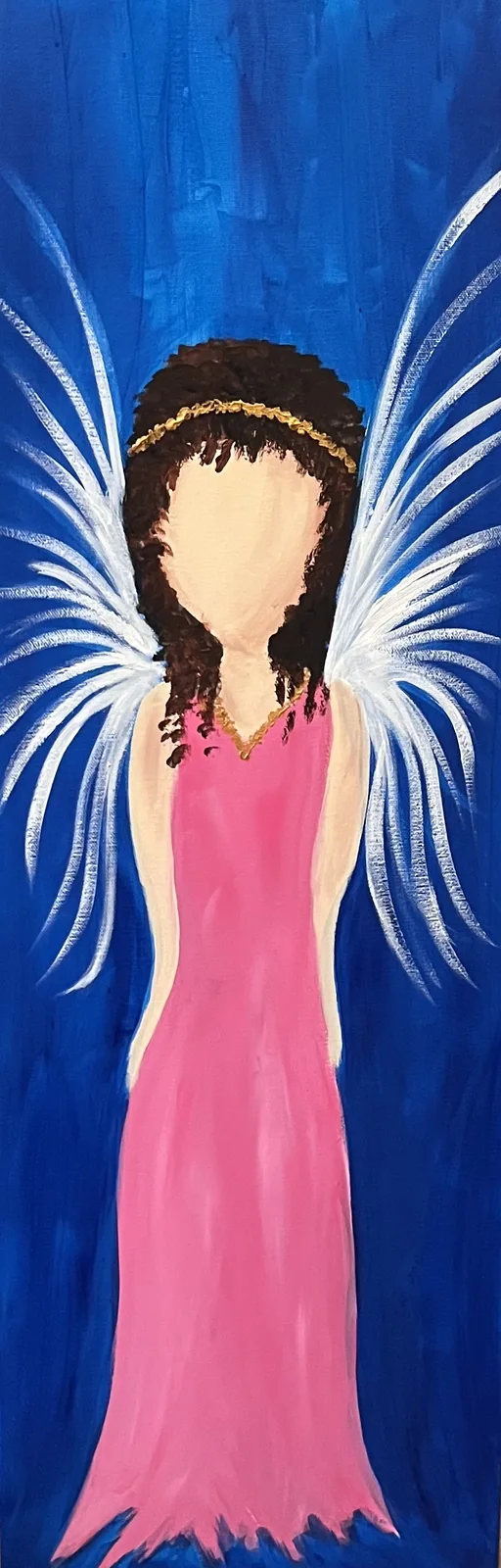 Akrylmålning Loving Angel av Amie Norrman Söderman