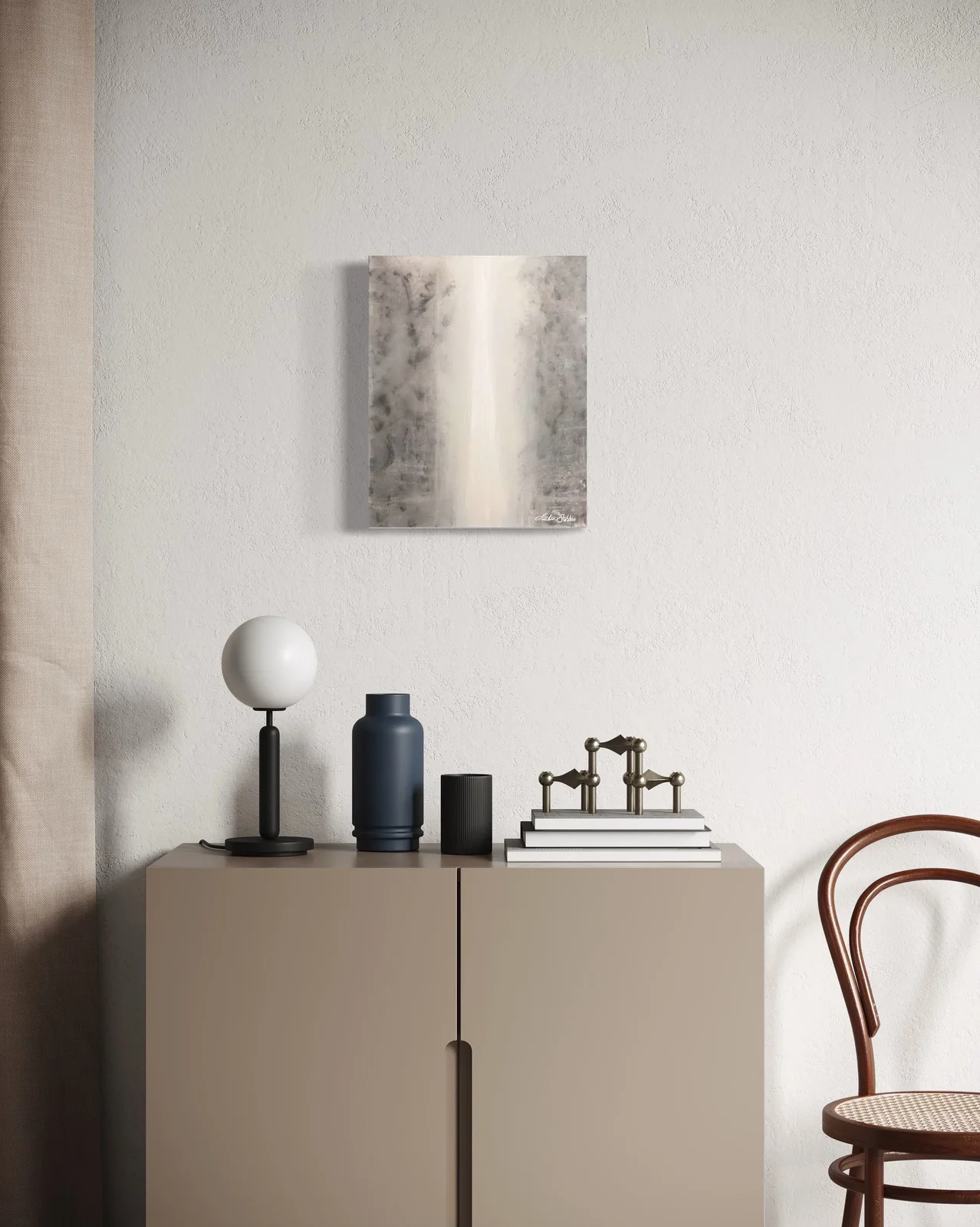 Oljemålning Power of the light av Malin Sahlén