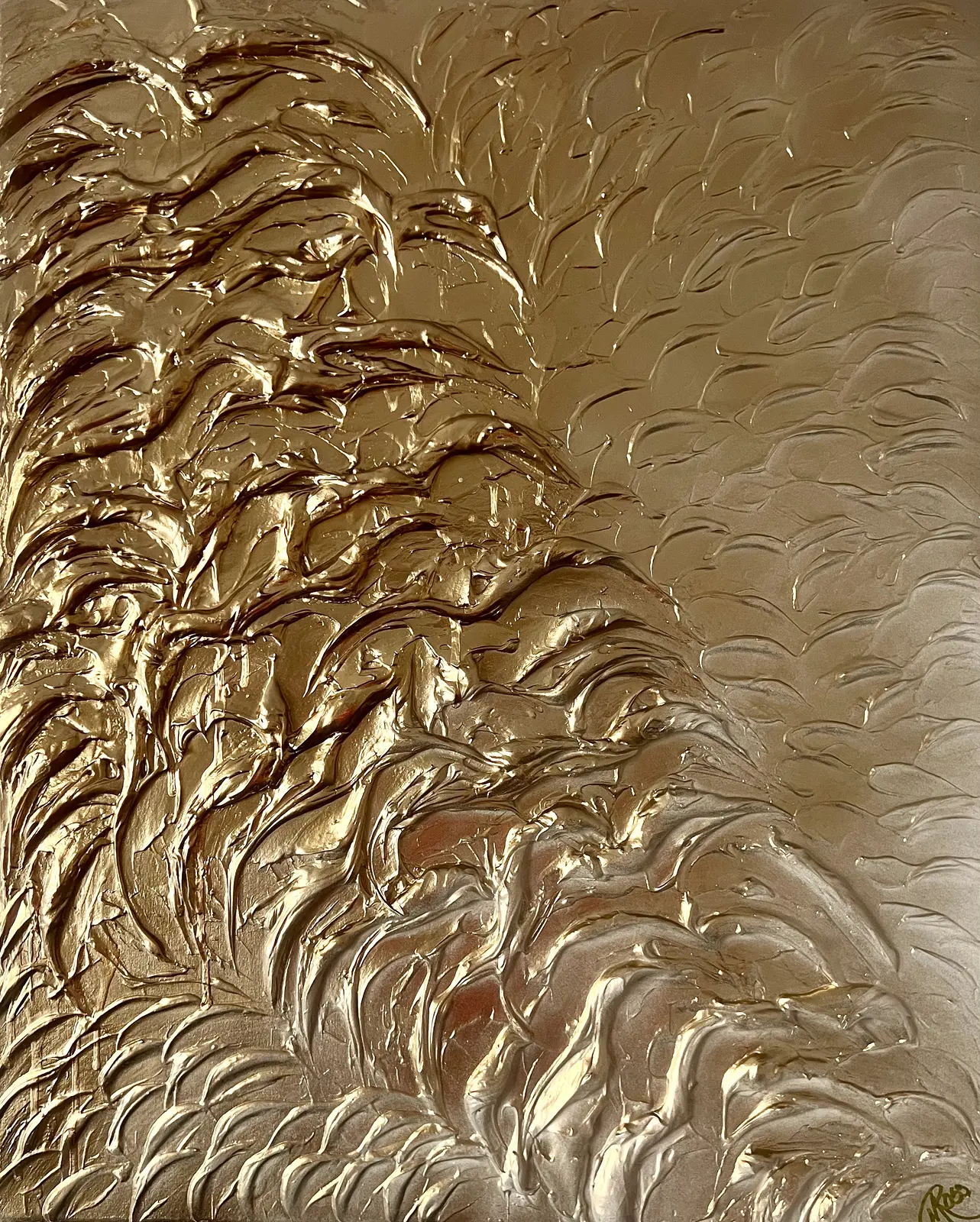 Akrylmålning Reach for the Stars av Mette Ross