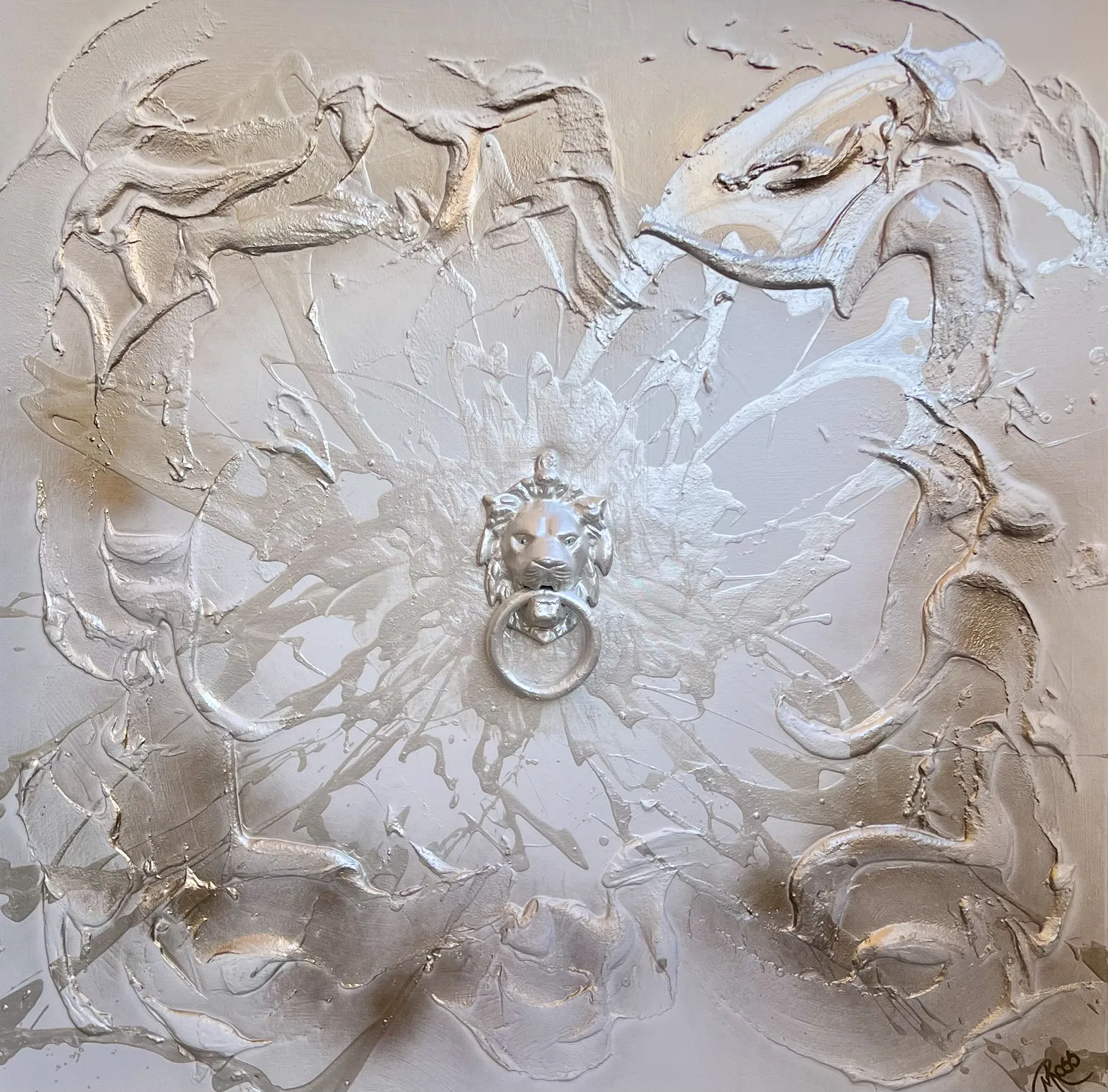 Akrylmålning Follow your Dreams av Mette Ross