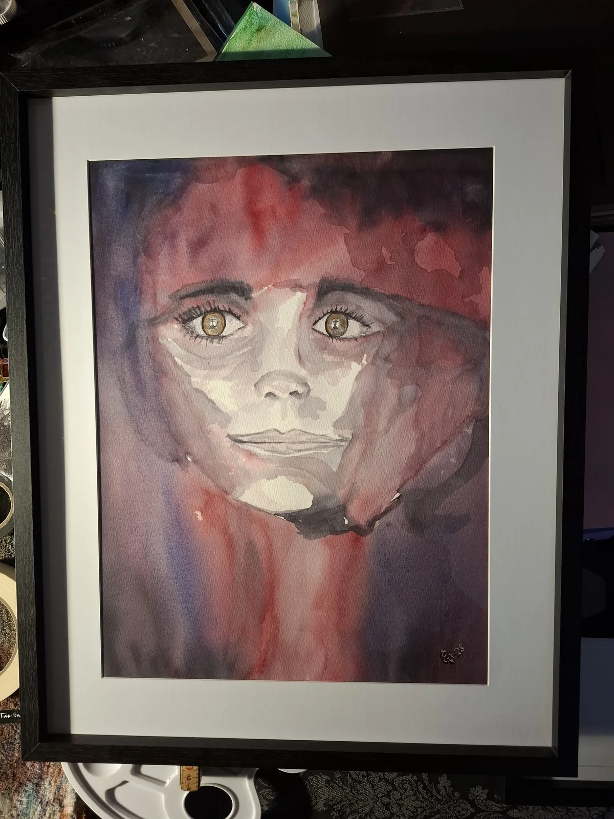 Akvarell Längtan av Eleonore Svensson Svensson Eklund